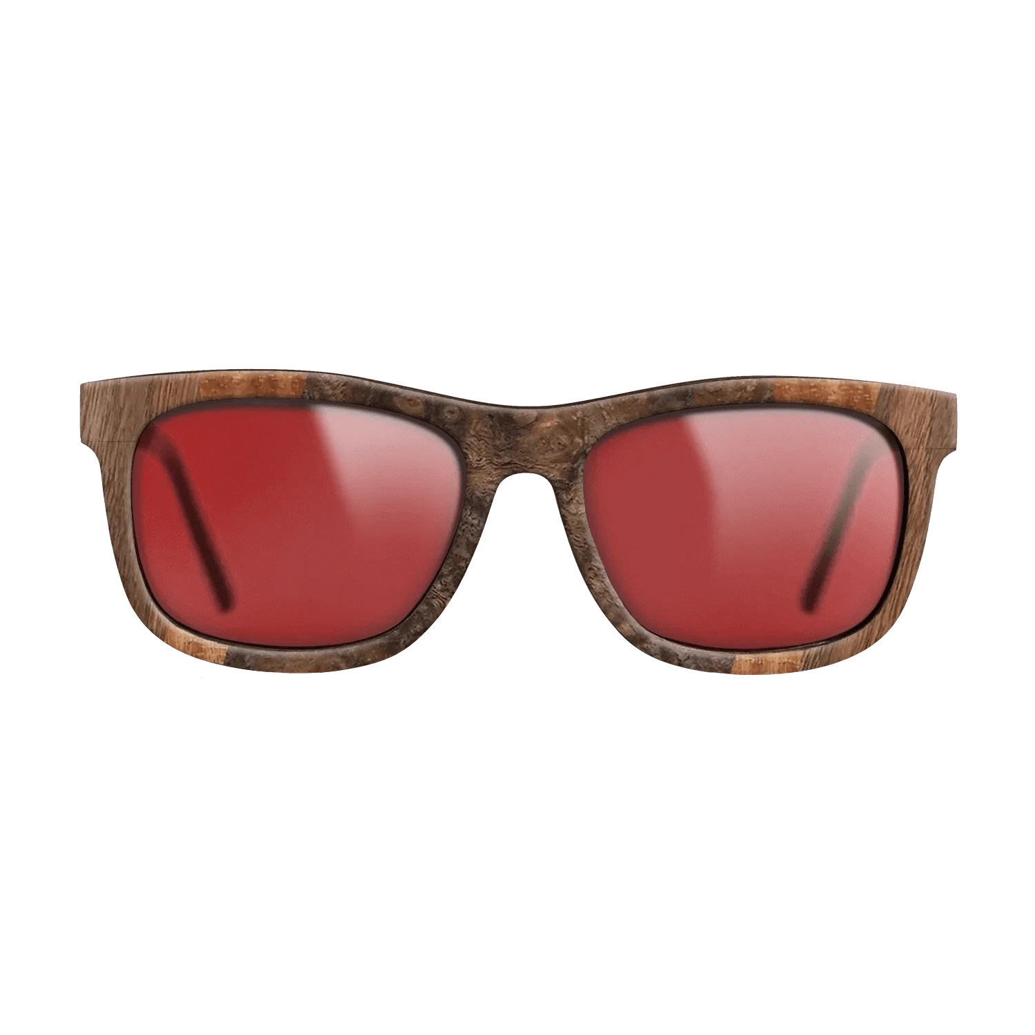 Walnut Claro Dark,Walnut Burl,Olive Burl,Koa: Fractal - The Hero - Square - 1800 - SIRIS wood optic