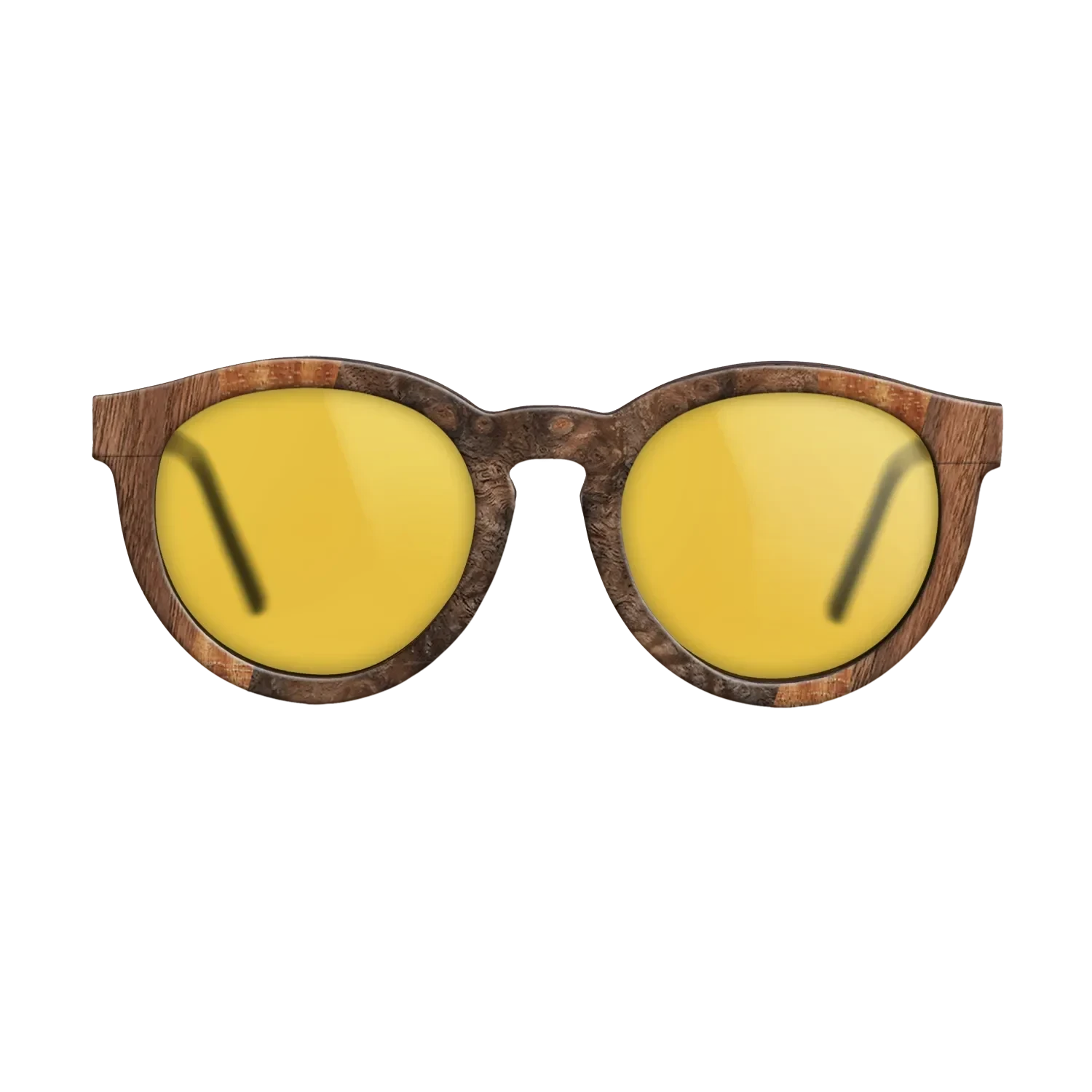Walnut Claro Dark,Walnut Burl,Olive Burl,Koa: Fractal - The Rebel - Round - 1800 - SIRIS wood optic
