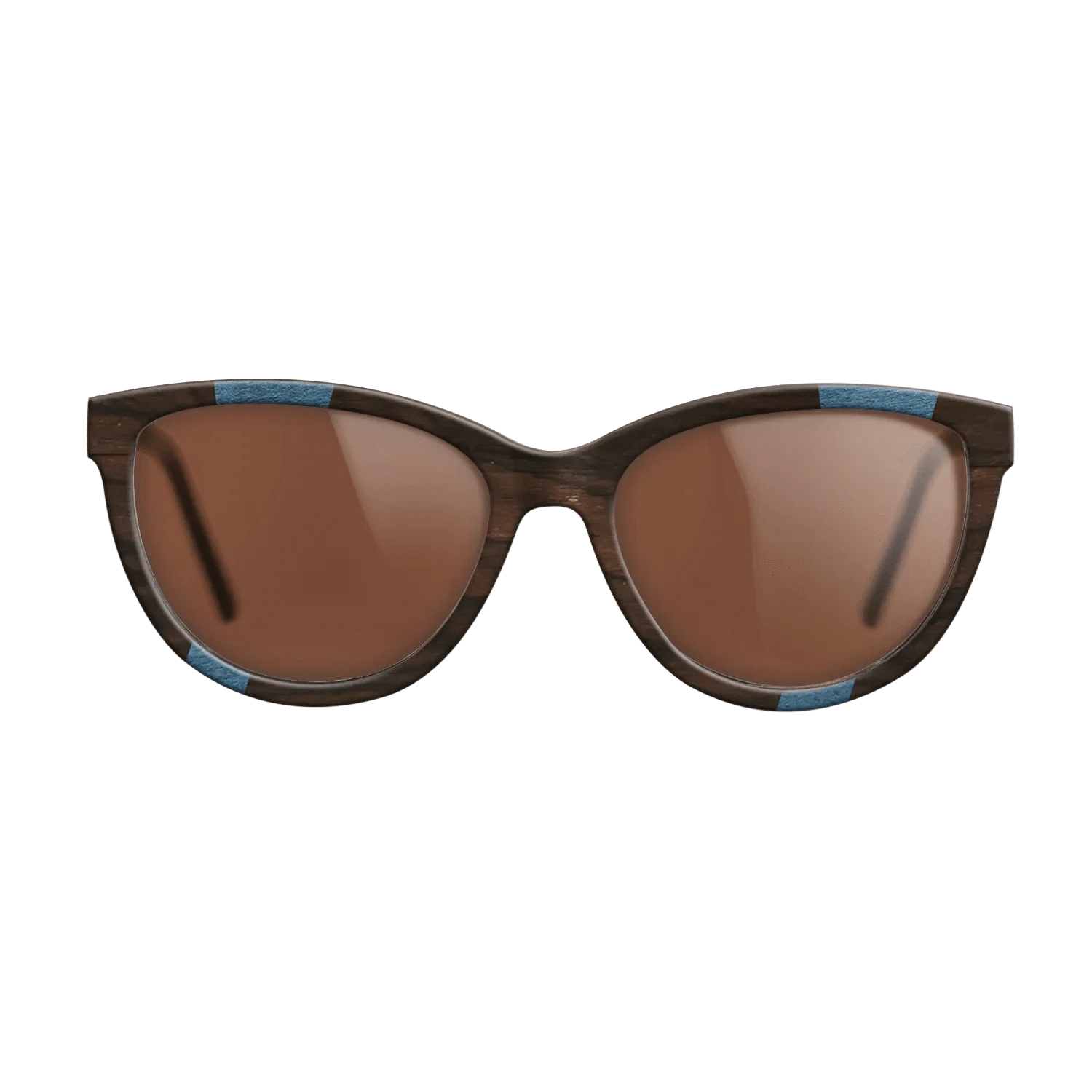 Ziricote Dark Quartered,Poplar Dyed: Blue Denim,Poplar Dyed: Grey,Walnut Claro Dark: Fractal - The Maiden - Cat - 1303 - SIRIS wood optic