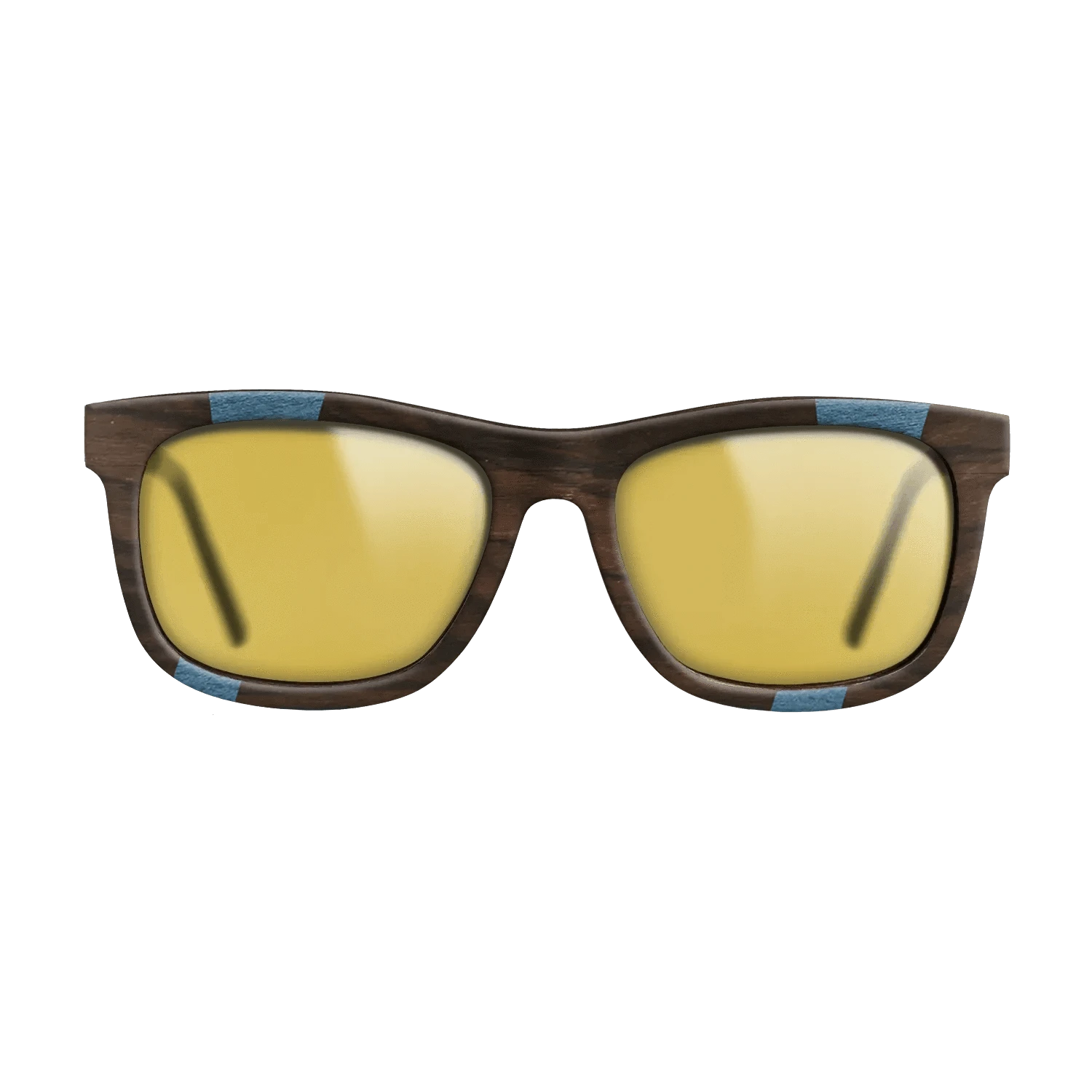 Ziricote Dark Quartered,Poplar Dyed: Blue Denim,Poplar Dyed: Grey,Walnut Claro Dark: Fractal - The Hero - Square - 1303 - SIRIS wood optic