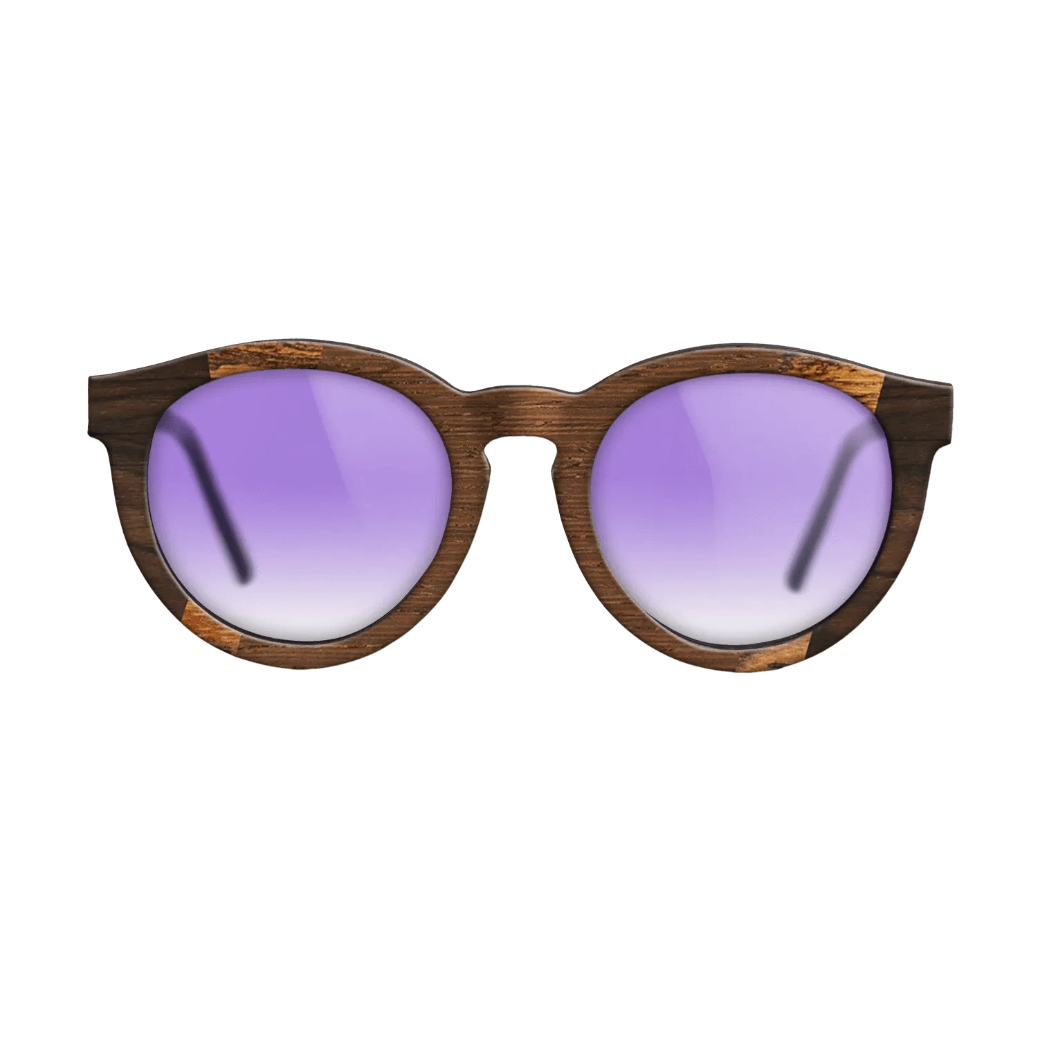 Wenge,Bocote,Ziricote Dark Quartered,Fumed Oak,Santos Rosewood Dark: Fractal - The Rebel - Round - 1543 - SIRIS wood optic