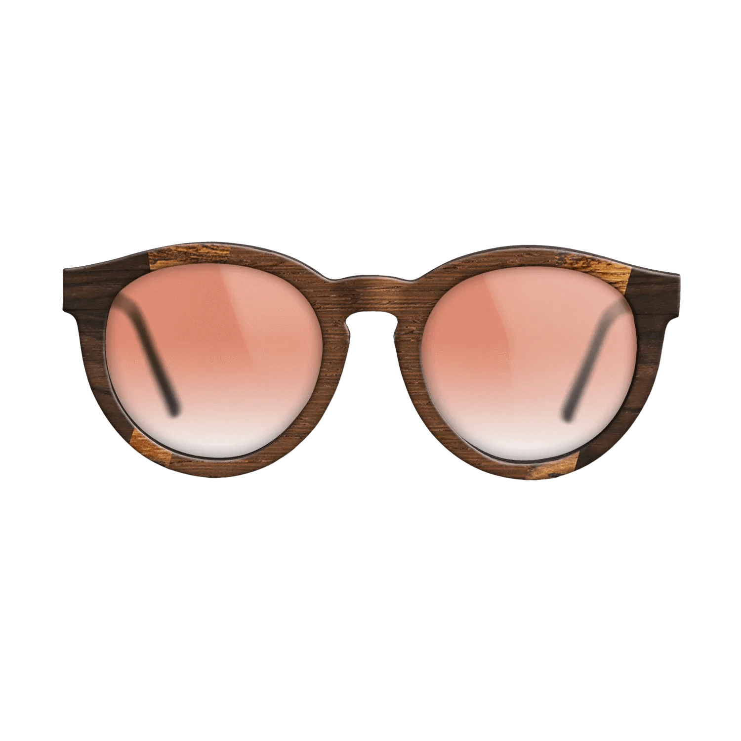 Wenge,Bocote,Ziricote Dark Quartered,Fumed Oak,Santos Rosewood Dark: Fractal - The Rebel - Round - 1543 - SIRIS wood optic