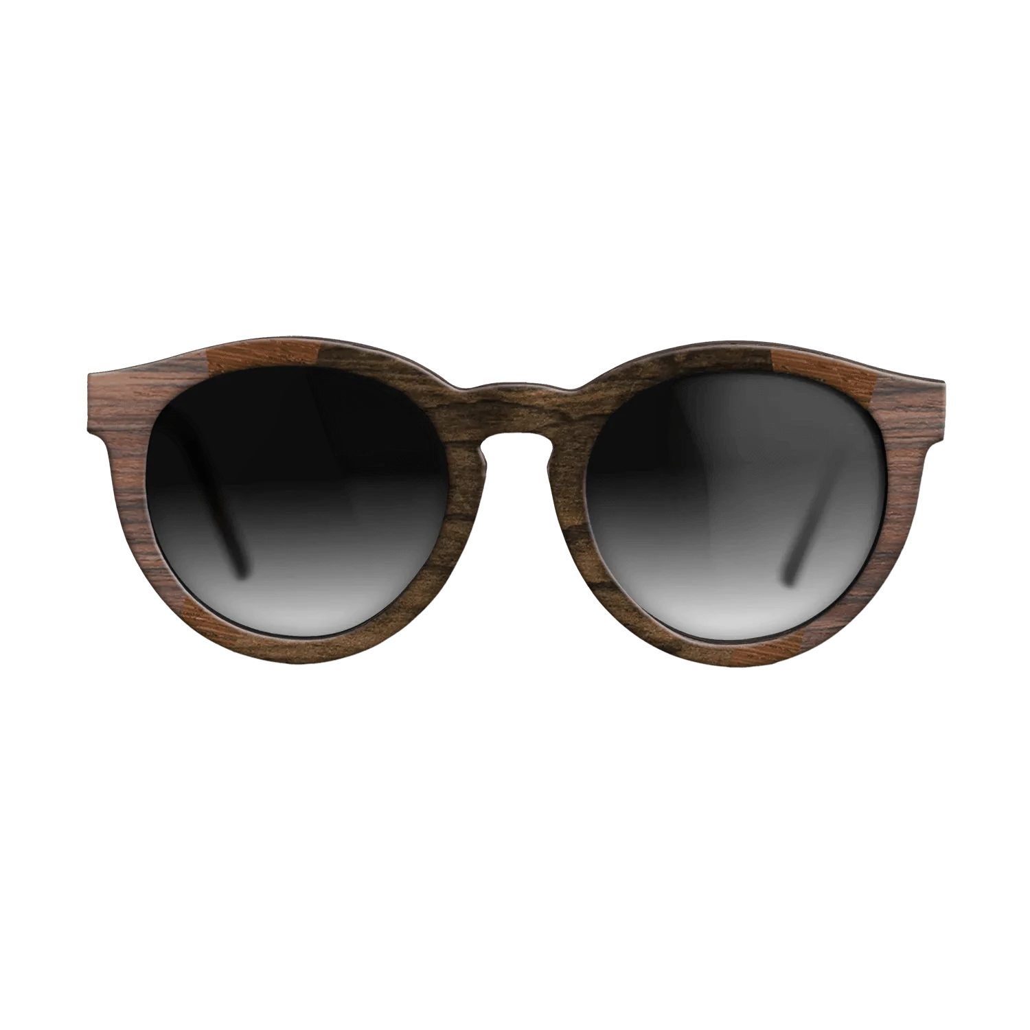 Rosewood Reconstituted,Wenge,Ziricote Dark Quartered: Fractal - The Rebel - Round - 1469 - SIRIS wood optic