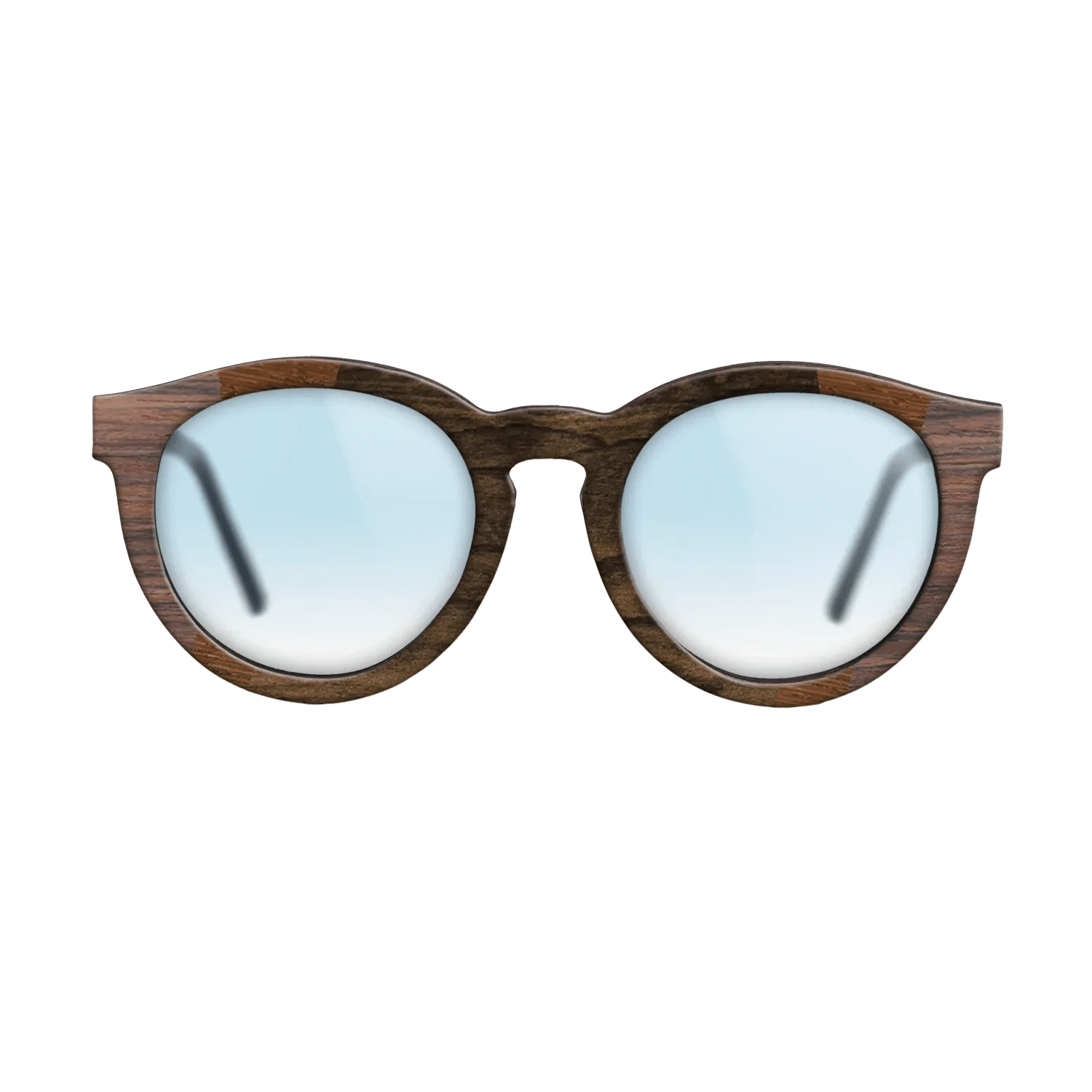 Rosewood Reconstituted,Wenge,Ziricote Dark Quartered: Fractal - The Rebel - Round - 1469 - SIRIS wood optic