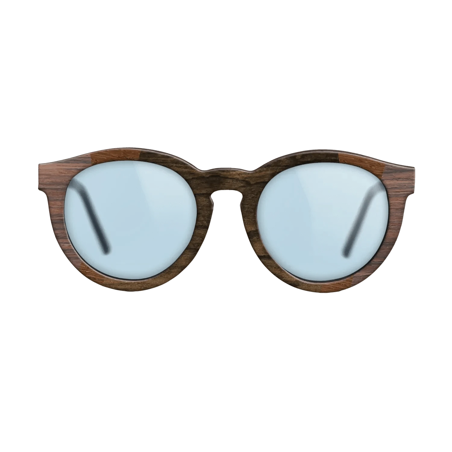 Rosewood Reconstituted,Wenge,Ziricote Dark Quartered: Fractal - The Rebel - Round - 1469 - SIRIS wood optic