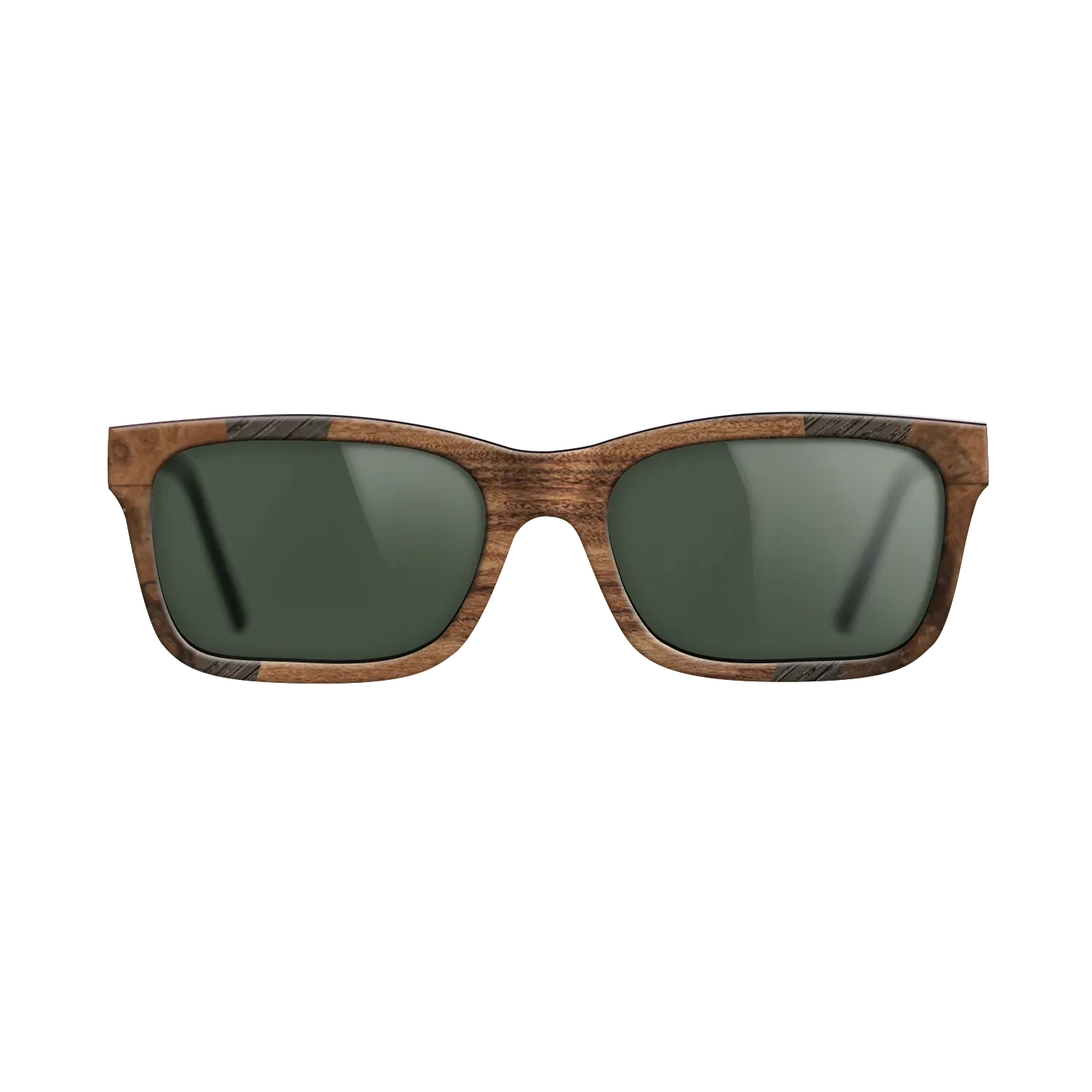 Santos Rosewood Dark,Walnut Burl,Fumed Oak,Walnut Claro Light: Fractal - The Sage - Rectangle - 1106 - SIRIS wood optic