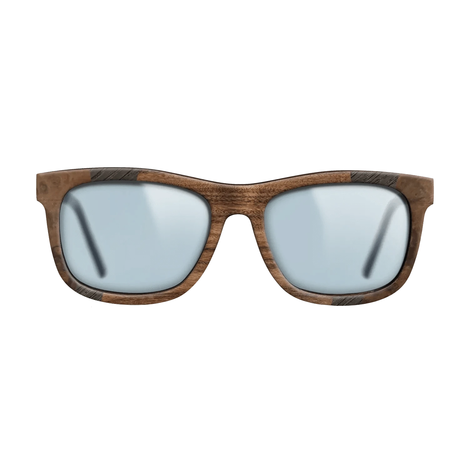 Santos Rosewood Dark,Walnut Burl,Fumed Oak,Walnut Claro Light: Fractal - The Hero - Square - 1106 - SIRIS wood optic