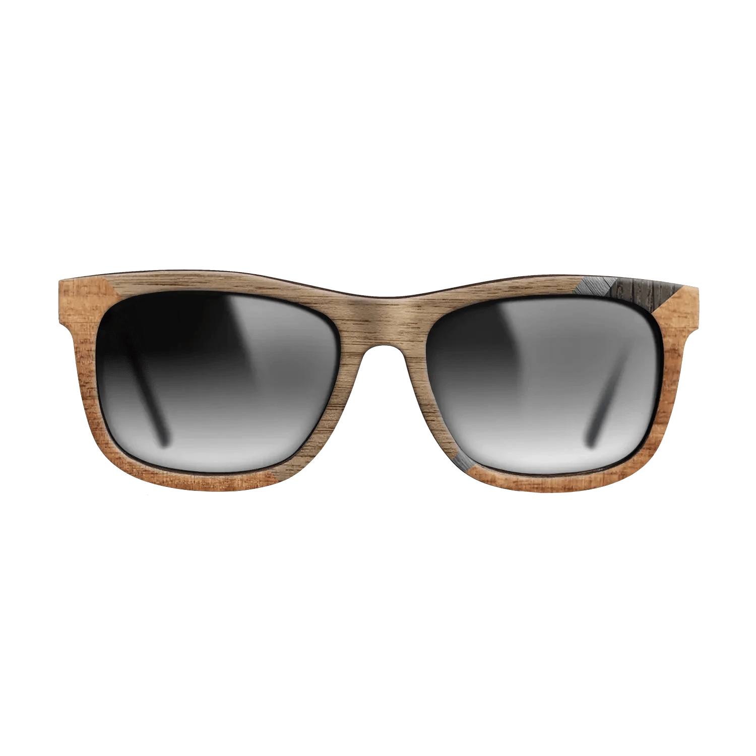 Walnut: Straight Grain,Koa,Fumed Oak,Poplar Dyed: Grey: Geometric - The Hero - Square - 1264 - SIRIS wood optic