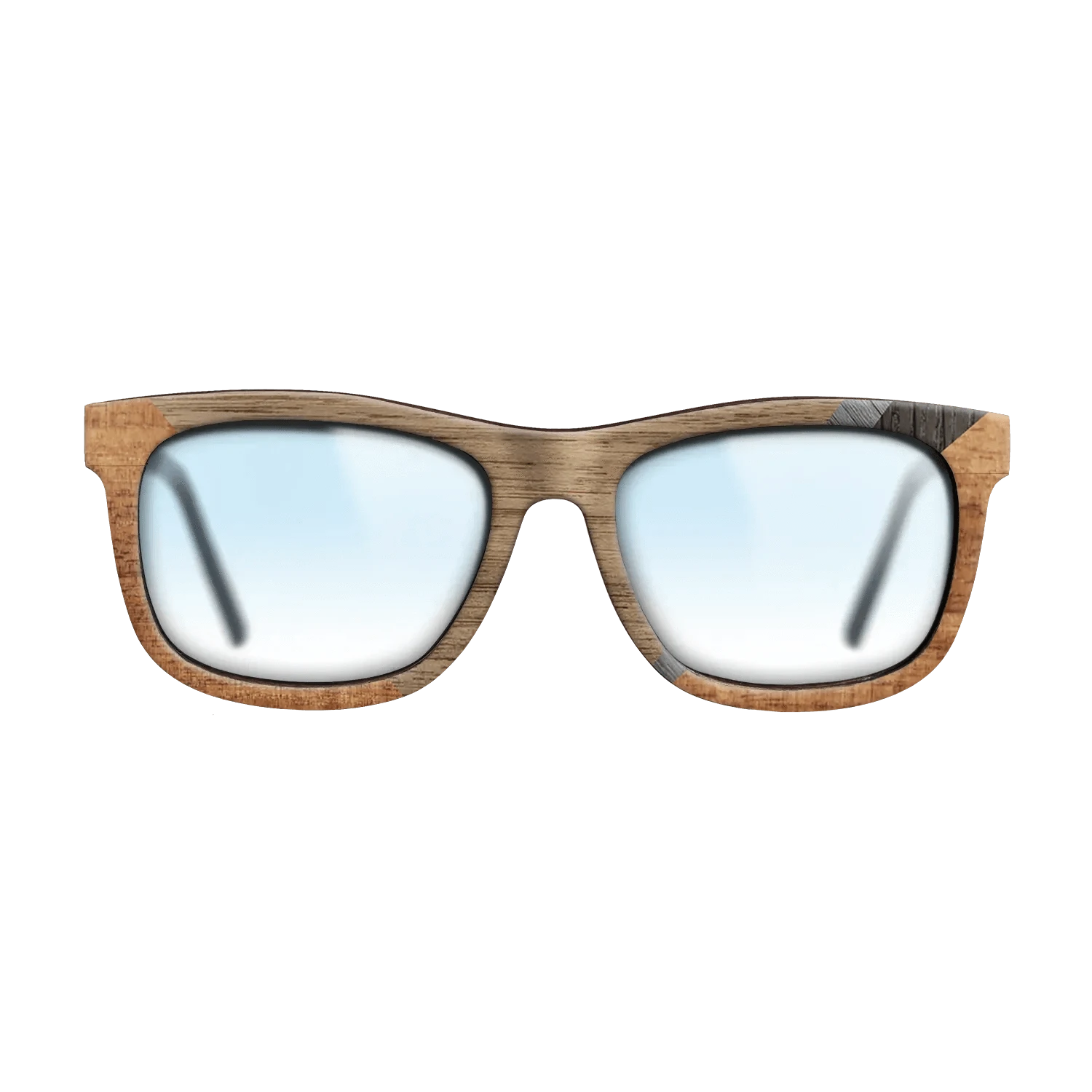 Walnut: Straight Grain,Koa,Fumed Oak,Poplar Dyed: Grey: Geometric - The Hero - Square - 1264 - SIRIS wood optic