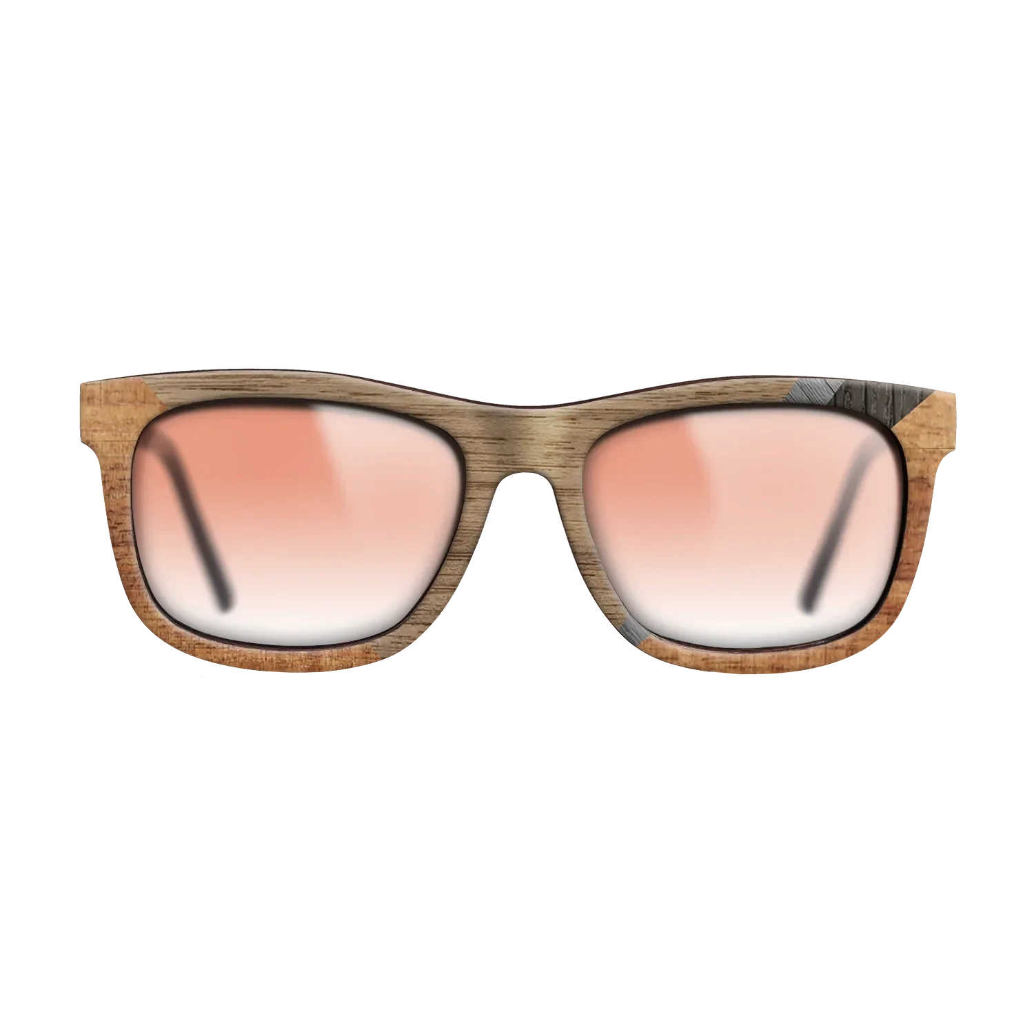 Walnut: Straight Grain,Koa,Fumed Oak,Poplar Dyed: Grey: Geometric - The Hero - Square - 1264 - SIRIS wood optic