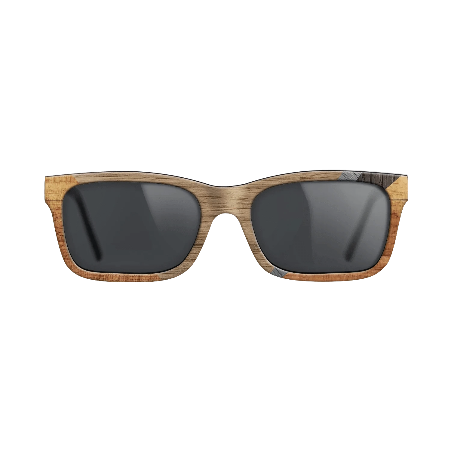 Walnut: Straight Grain,Koa,Fumed Oak,Poplar Dyed: Grey: Geometric - The Sage - Rectangle - 1264 - SIRIS wood optic