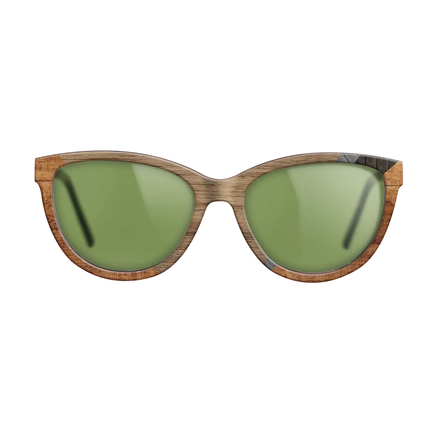 Walnut: Straight Grain,Koa,Fumed Oak,Poplar Dyed: Grey: Geometric - The Maiden - Cat - 1264 - SIRIS wood optic