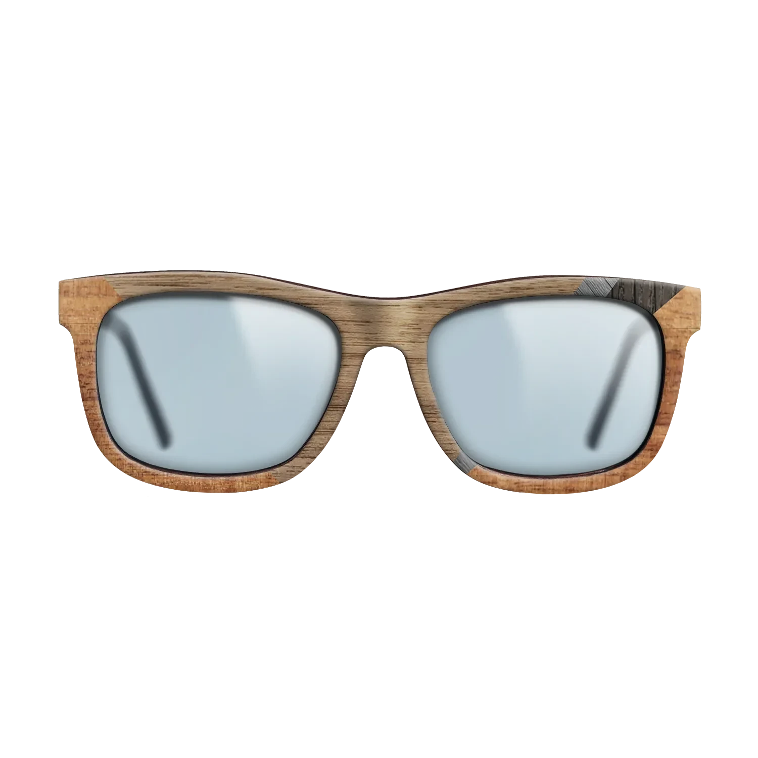 Walnut: Straight Grain,Koa,Fumed Oak,Poplar Dyed: Grey: Geometric - The Hero - Square - 1264 - SIRIS wood optic