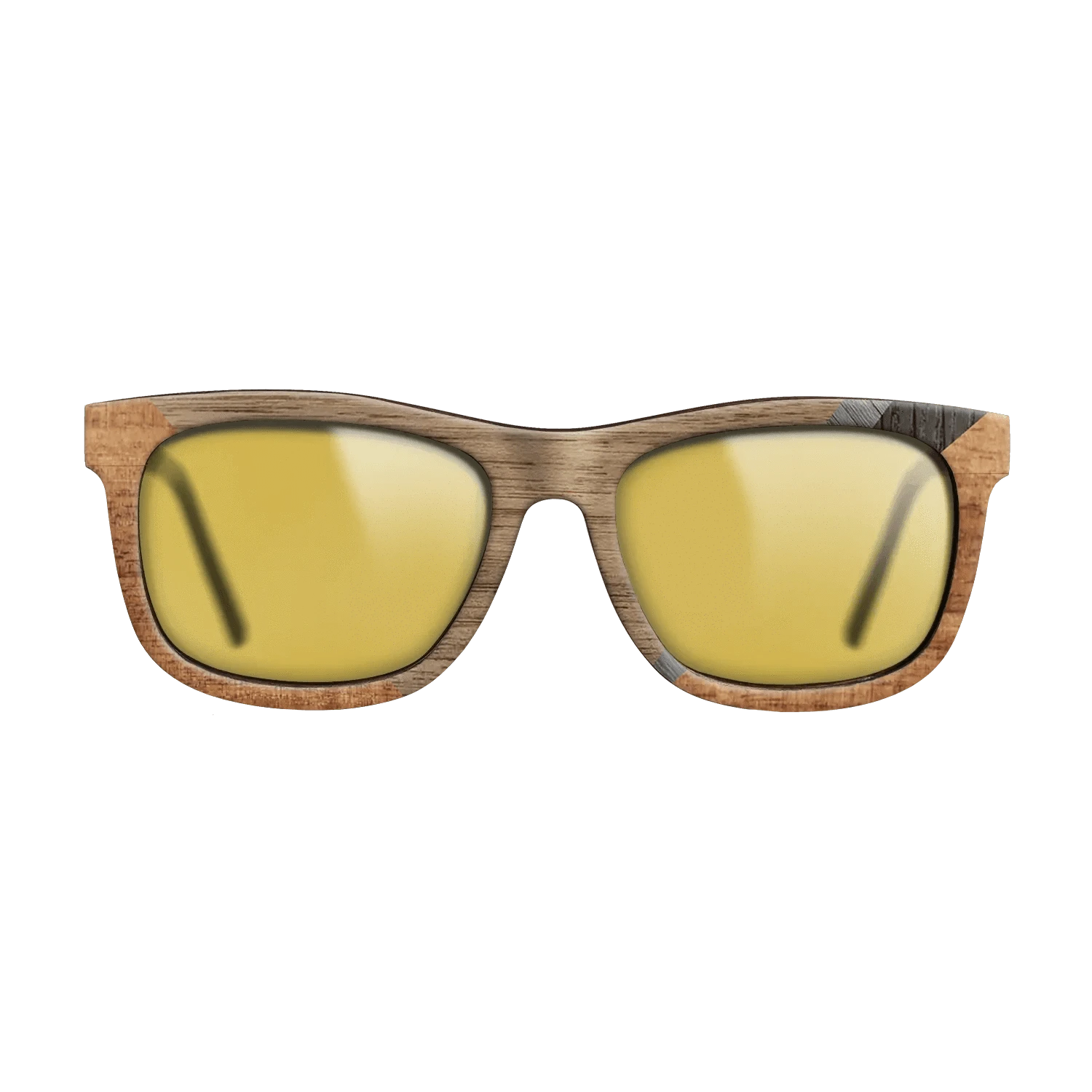 Walnut: Straight Grain,Koa,Fumed Oak,Poplar Dyed: Grey: Geometric - The Hero - Square - 1264 - SIRIS wood optic