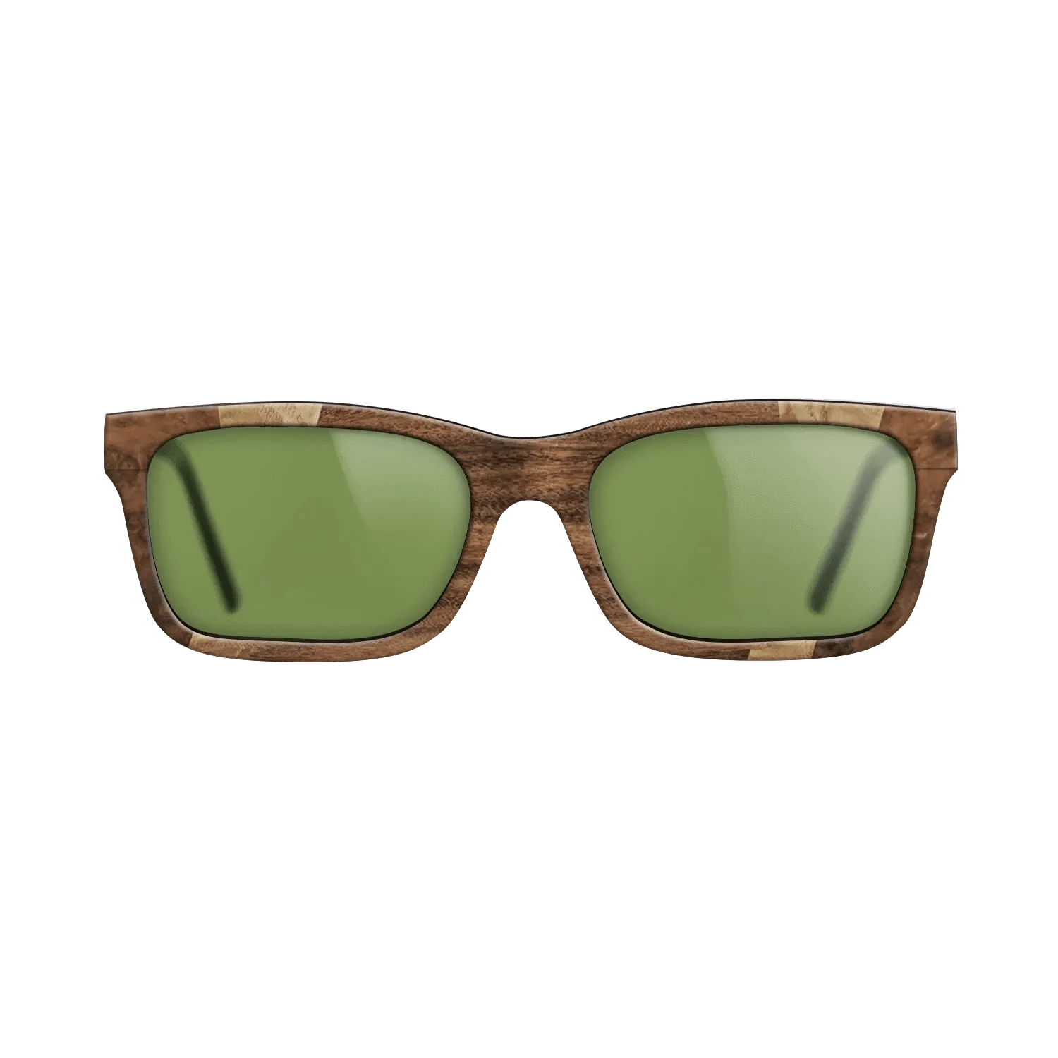 Olive Burl,Walnut Burl,Santos Rosewood Dark,Ziricote Dark Quartered: Fractal - The Sage - Rectangle - 1818 - SIRIS wood optic