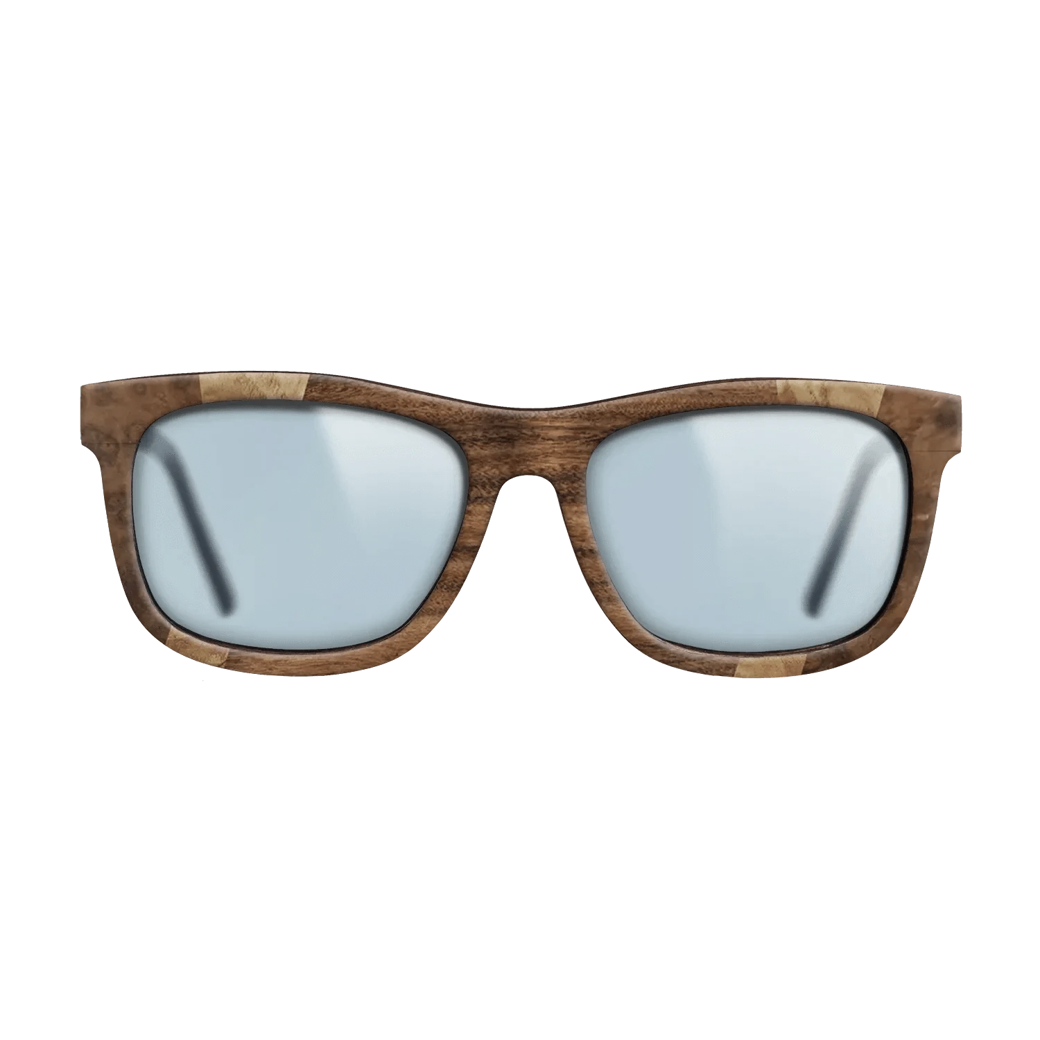 Olive Burl,Walnut Burl,Santos Rosewood Dark,Ziricote Dark Quartered: Fractal - The Hero - Square - 1818 - SIRIS wood optic