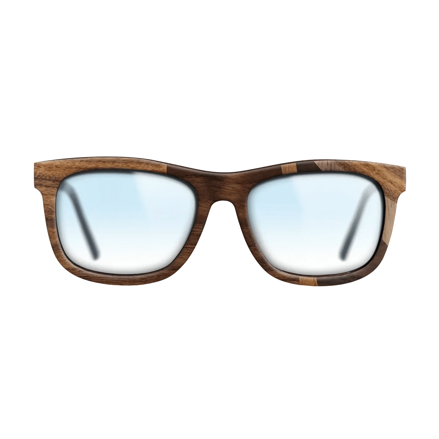 Ziricote Dark Quartered,Santos Rosewood Dark,Walnut: Straight Grain,Walnut Claro Light,Walnut Claro Dark: Fractal - The Hero - Square - 1284 - SIRIS wood optic