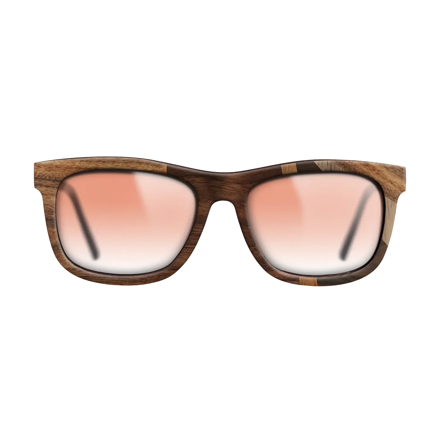 Ziricote Dark Quartered,Santos Rosewood Dark,Walnut: Straight Grain,Walnut Claro Light,Walnut Claro Dark: Fractal - The Hero - Square - 1284 - SIRIS wood optic