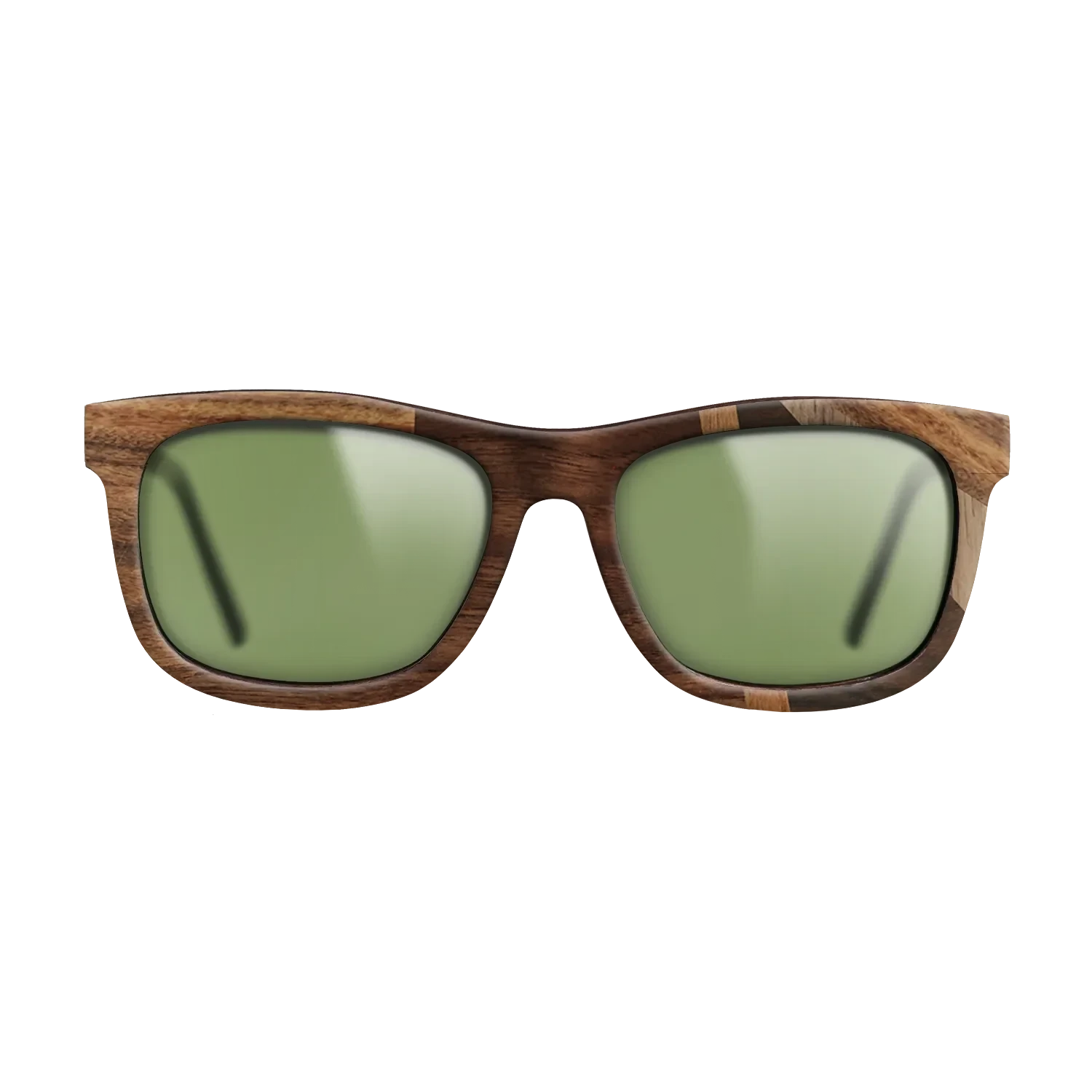 Ziricote Dark Quartered,Santos Rosewood Dark,Walnut: Straight Grain,Walnut Claro Light,Walnut Claro Dark: Fractal - The Hero - Square - 1284 - SIRIS wood optic