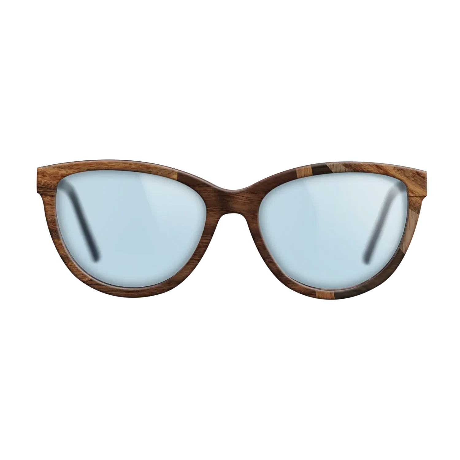 Ziricote Dark Quartered,Santos Rosewood Dark,Walnut: Straight Grain,Walnut Claro Light,Walnut Claro Dark: Fractal - The Maiden - Cat - 1284 - SIRIS wood optic