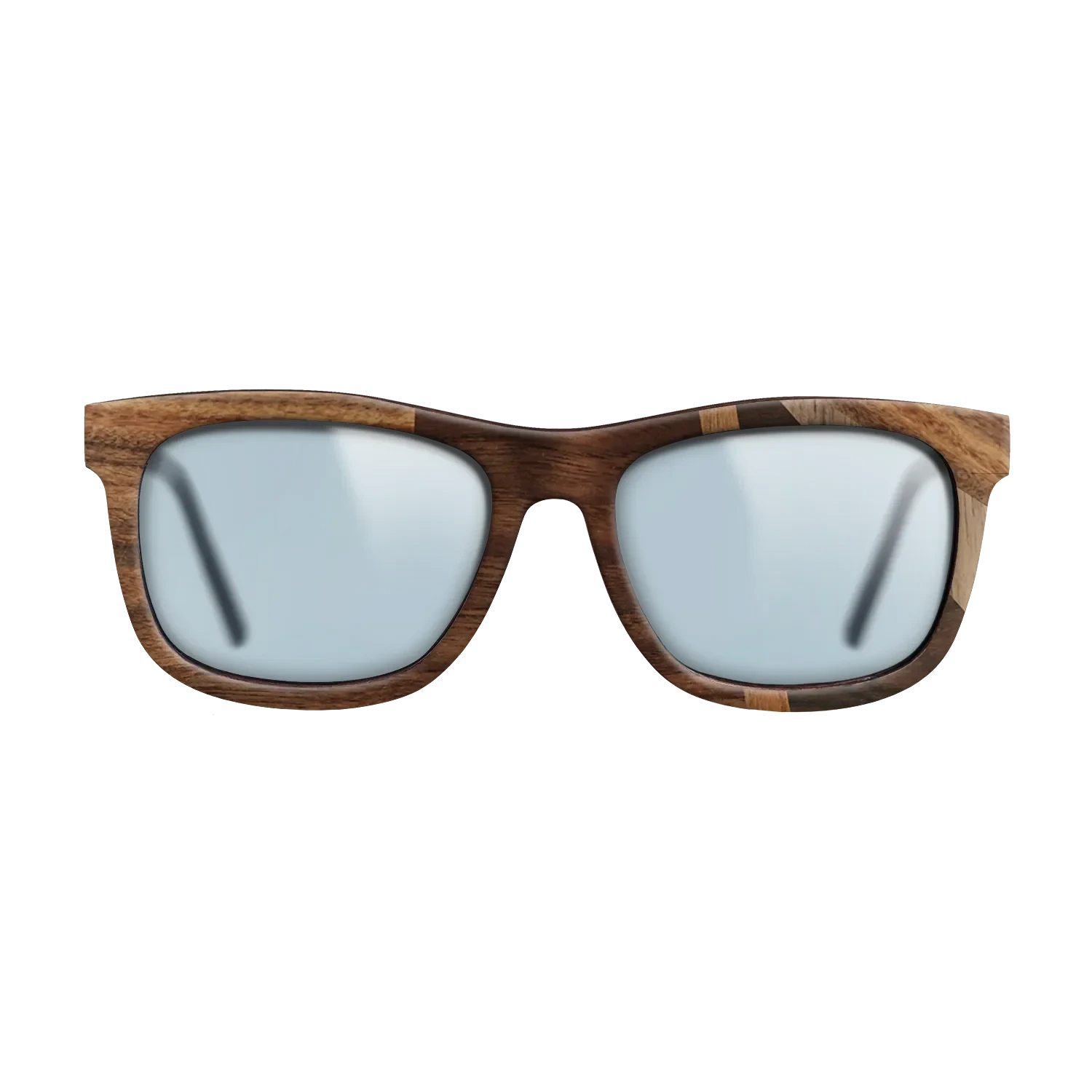 Ziricote Dark Quartered,Santos Rosewood Dark,Walnut: Straight Grain,Walnut Claro Light,Walnut Claro Dark: Fractal - The Hero - Square - 1284 - SIRIS wood optic