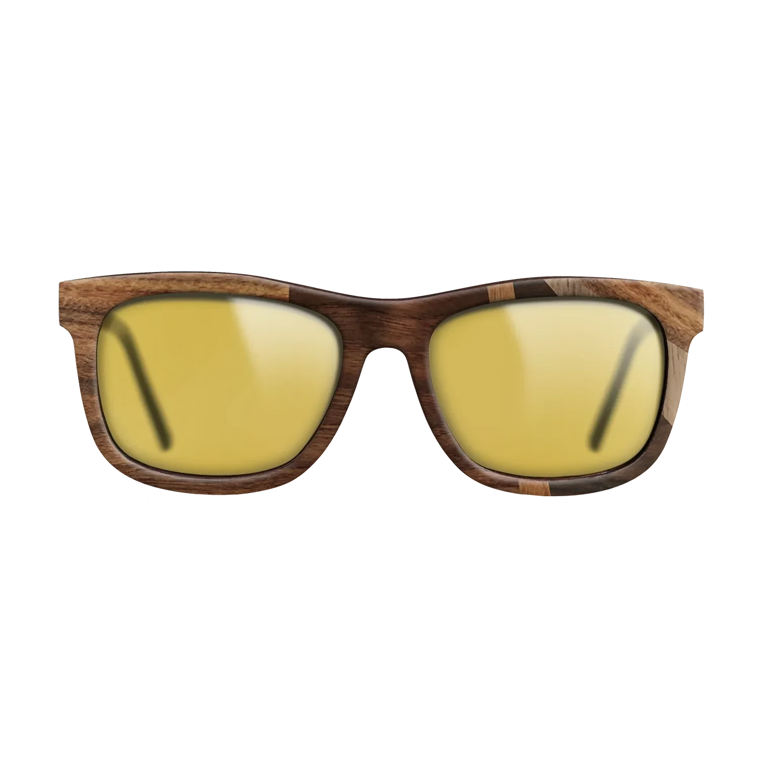 Ziricote Dark Quartered,Santos Rosewood Dark,Walnut: Straight Grain,Walnut Claro Light,Walnut Claro Dark: Fractal - The Hero - Square - 1284 - SIRIS wood optic