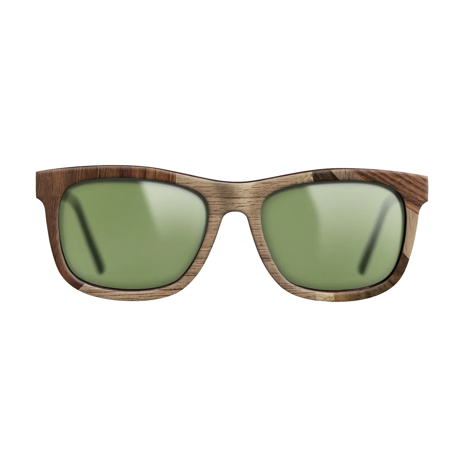 Ziricote Dark Quartered,Walnut: Straight Grain,Kingwood,Wenge,Walnut Claro Dark: Fractal - The Hero - Square - 720 - SIRIS wood optic