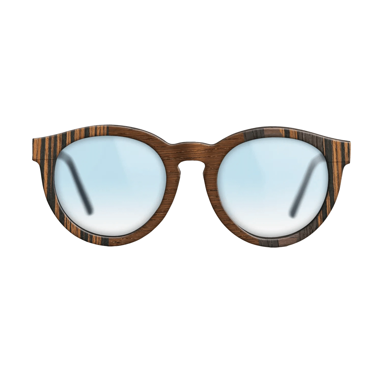Italian Ebony,Wenge,Walnut: Straight Grain,Rosewood Reconstituted,Fumed Oak: Fractal - The Rebel - Round - 1615 - SIRIS wood optic