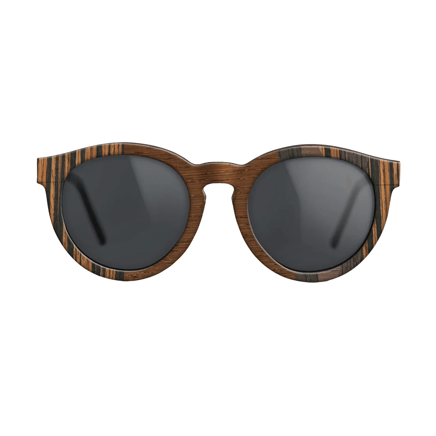Italian Ebony,Wenge,Walnut: Straight Grain,Rosewood Reconstituted,Fumed Oak: Fractal - The Rebel - Round - 1615 - SIRIS wood optic