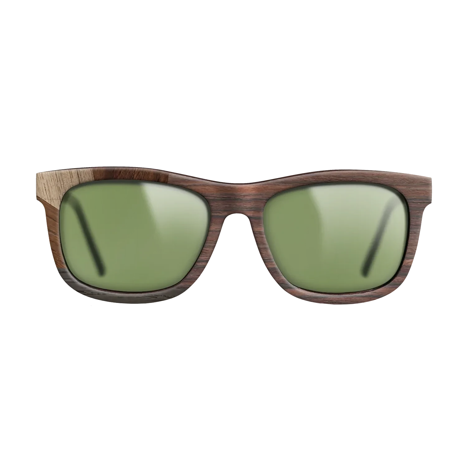 Rosewood Reconstituted,Ziricote Light Quartered,Walnut: Straight Grain,Walnut Claro Dark,Fumed Oak: Mosaic - The Hero - Square - 1233 - SIRIS wood optic