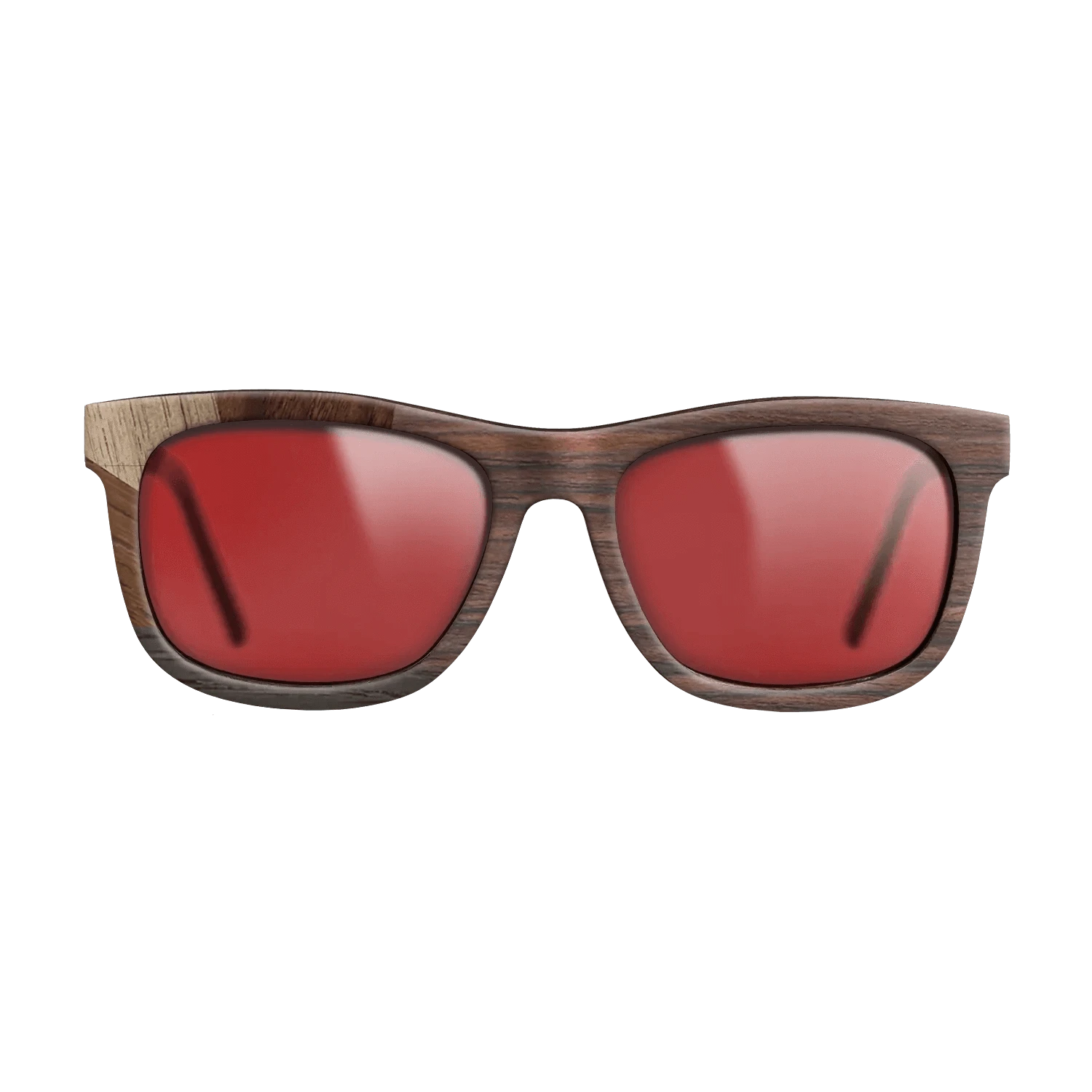 Rosewood Reconstituted,Ziricote Light Quartered,Walnut: Straight Grain,Walnut Claro Dark,Fumed Oak: Mosaic - The Hero - Square - 1233 - SIRIS wood optic