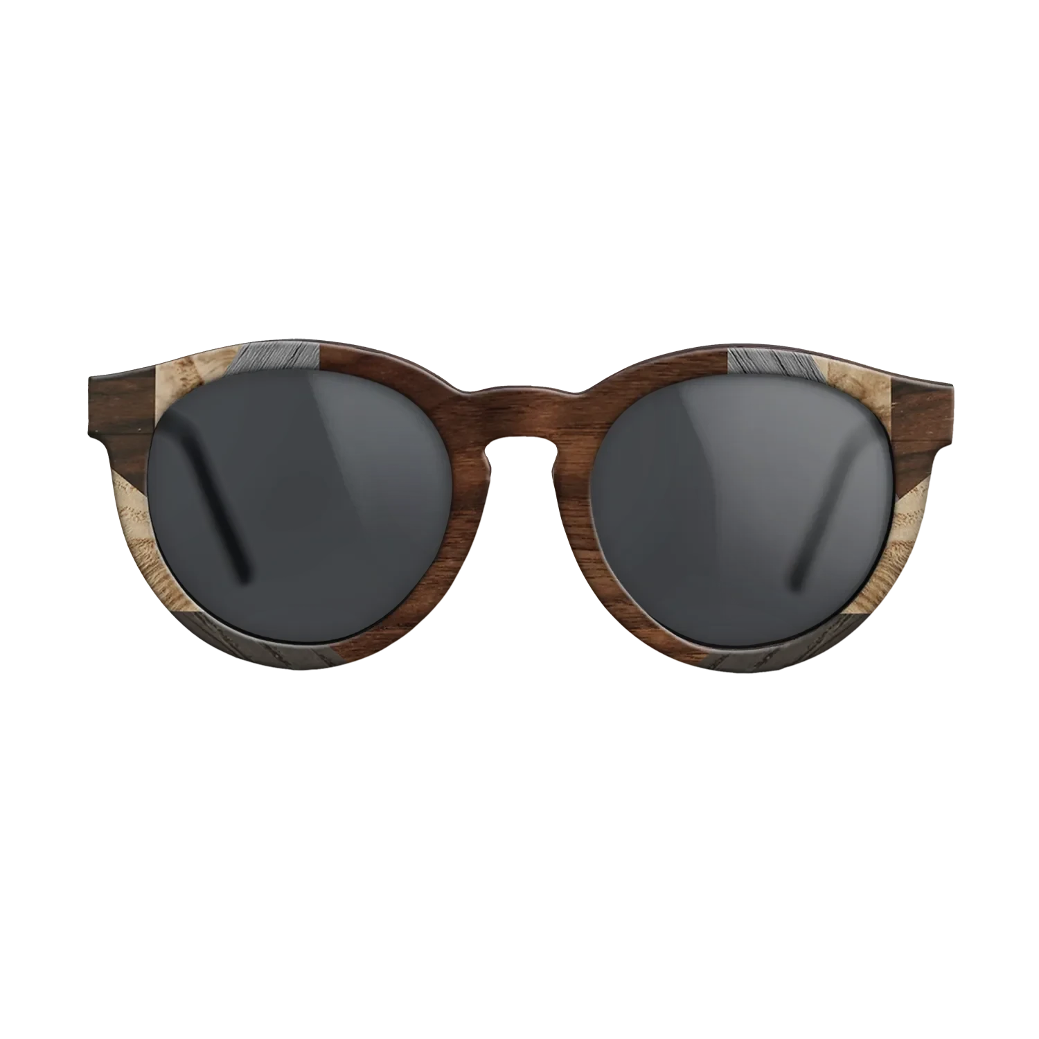 Olive Burl,Walnut Claro Dark,Poplar Dyed: Grey,Fumed Oak,Santos Rosewood Dark: Recursive - The Rebel - Round - 841 - SIRIS wood optic