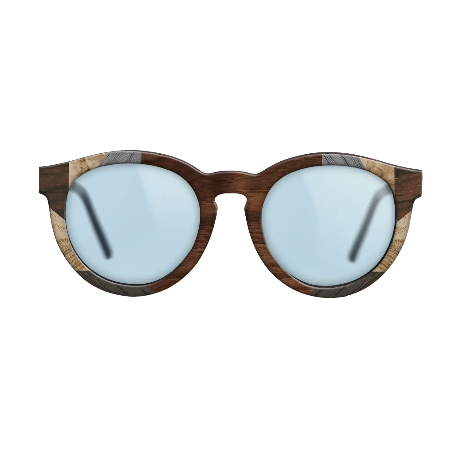 Olive Burl,Walnut Claro Dark,Poplar Dyed: Grey,Fumed Oak,Santos Rosewood Dark: Recursive - The Rebel - Round - 841 - SIRIS wood optic