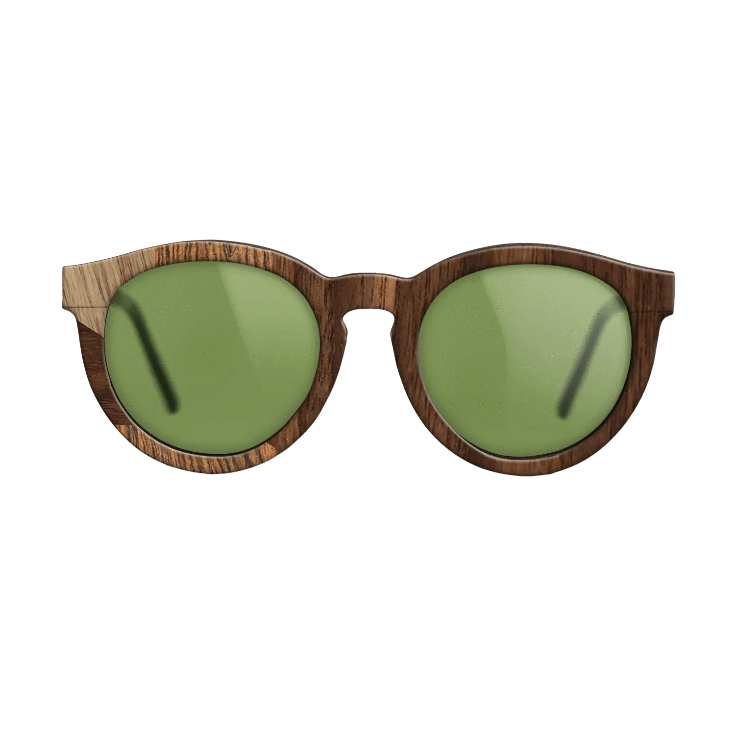 Walnut: Straight Grain,Bocote,Walnut Burl,Ziricote Dark Quartered,Walnut Claro Dark: Mosaic - The Rebel - Round - 1147 - SIRIS wood optic