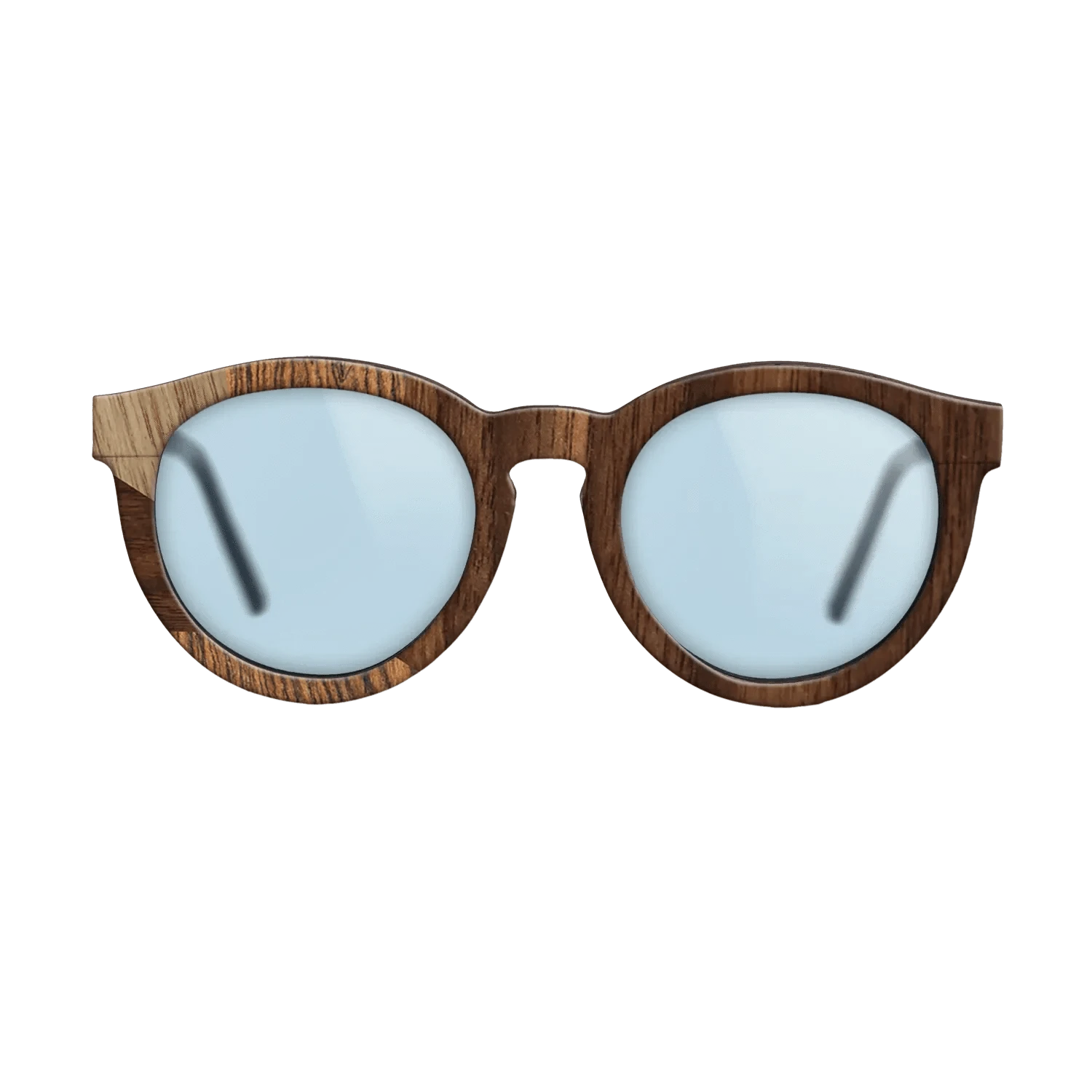 Walnut: Straight Grain,Bocote,Walnut Burl,Ziricote Dark Quartered,Walnut Claro Dark: Mosaic - The Rebel - Round - 1147 - SIRIS wood optic