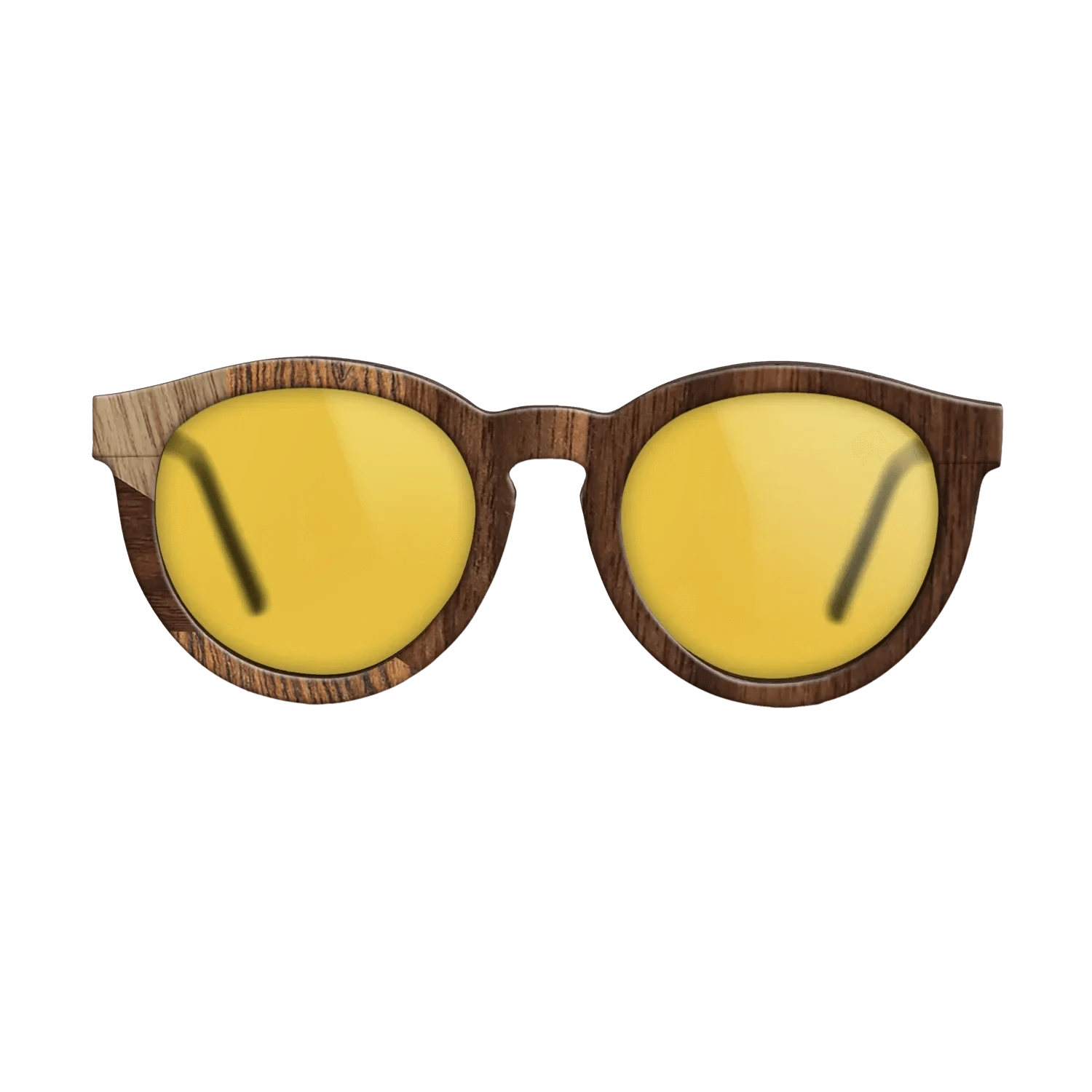 Walnut: Straight Grain,Bocote,Walnut Burl,Ziricote Dark Quartered,Walnut Claro Dark: Mosaic - The Rebel - Round - 1147 - SIRIS wood optic