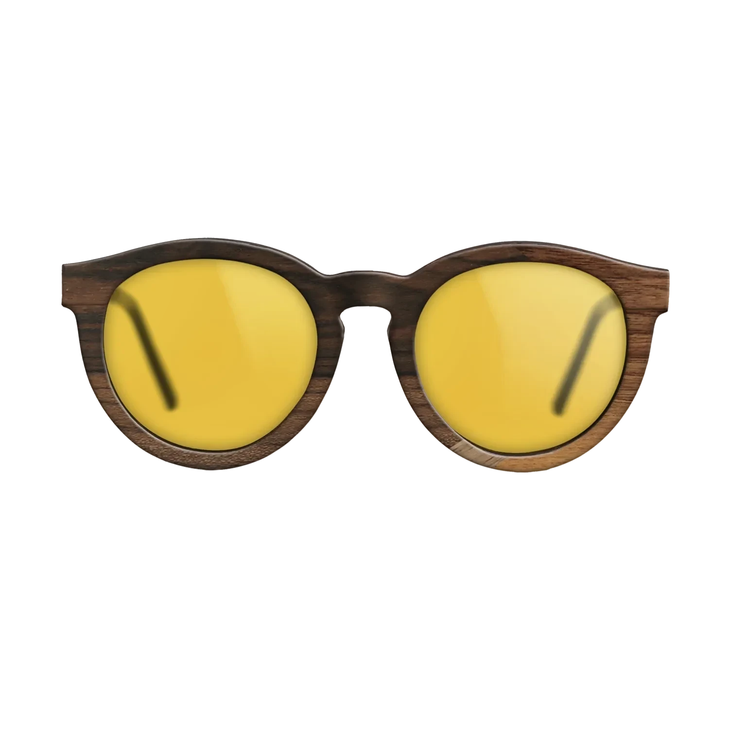 Ziricote Dark Quartered,Walnut: Straight Grain,Walnut Claro Light,Fumed Eucalyptus: Mosaic - The Rebel - Round - 1140 - SIRIS wood optic