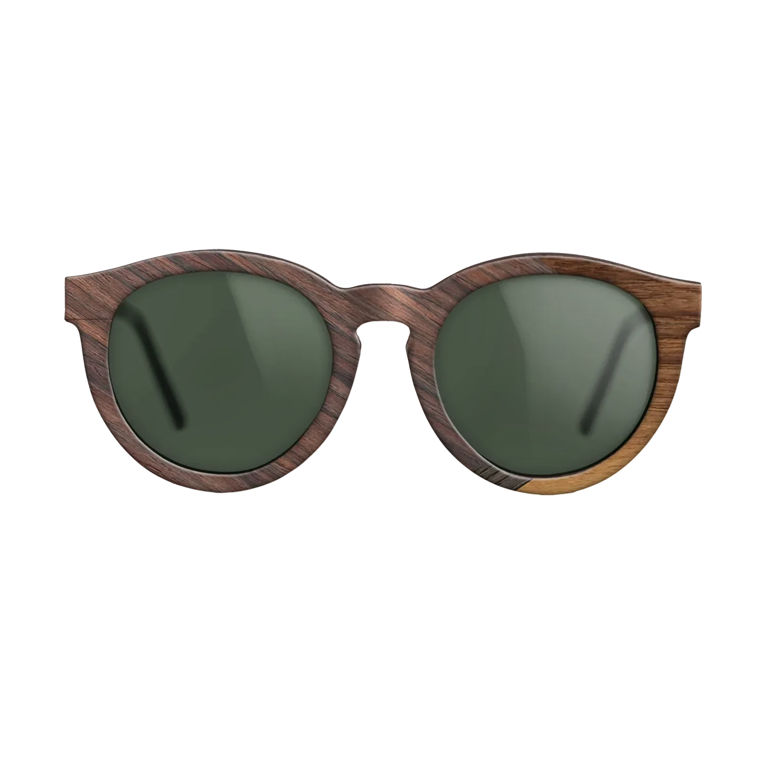 Walnut Claro Dark,Rosewood Reconstituted,Fumed Oak,Walnut: Straight Grain: Fractal - The Rebel - Round - 1259 - SIRIS wood optic