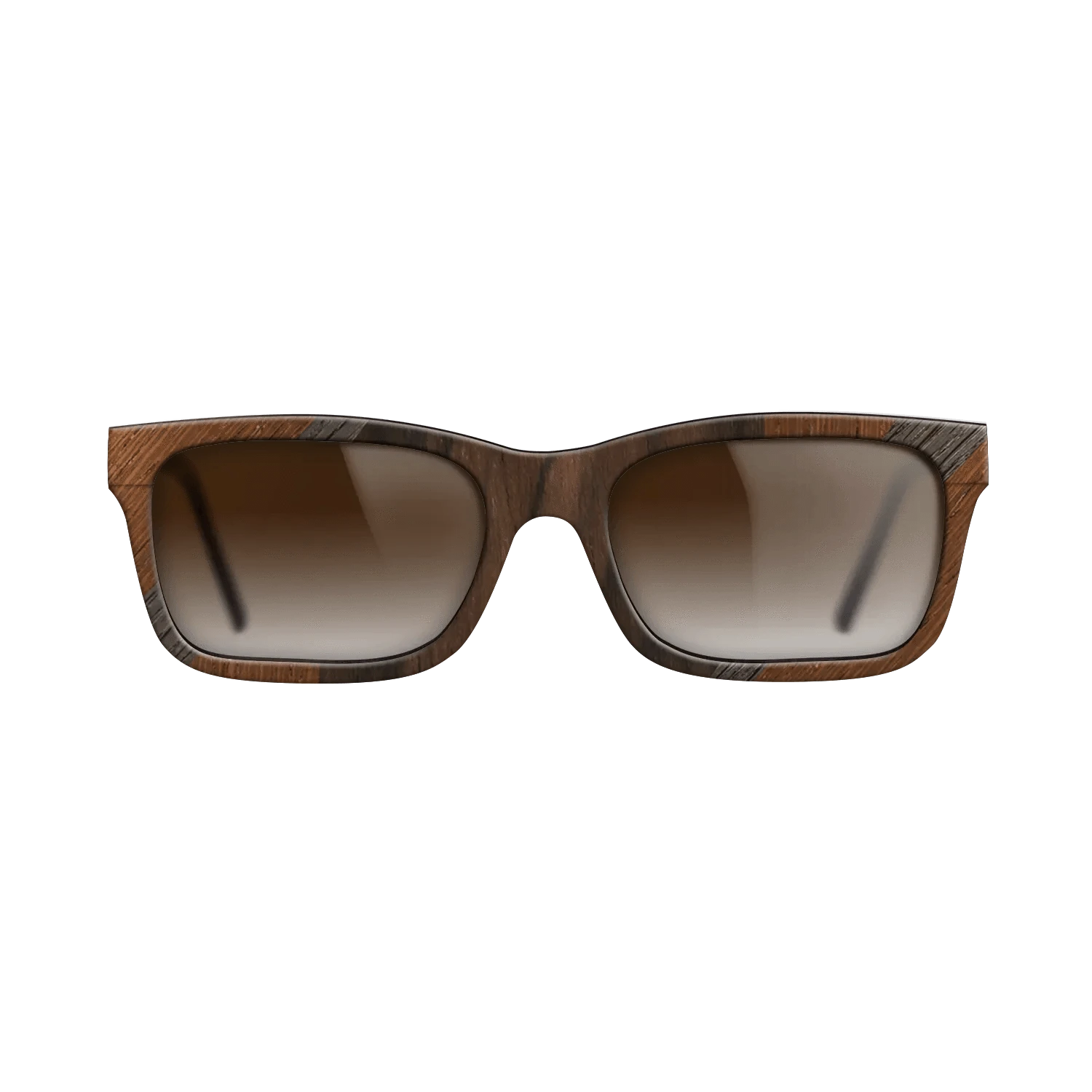 Ziricote Dark Quartered,Fumed Oak,Walnut: Straight Grain,Wenge: Recursive - The Sage - Rectangle - 794 - SIRIS wood optic