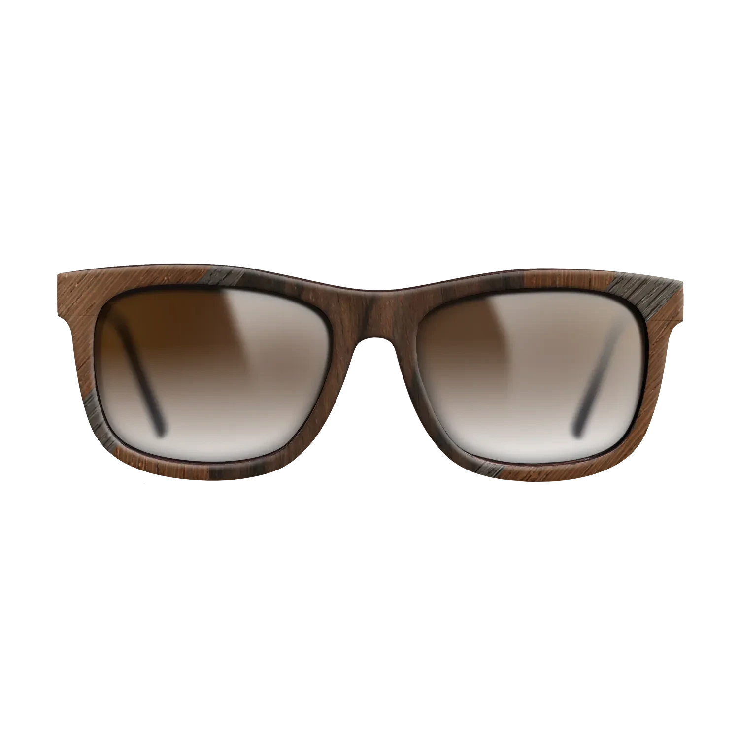 Ziricote Dark Quartered,Fumed Oak,Walnut: Straight Grain,Wenge: Recursive - The Hero - Square - 794 - SIRIS wood optic