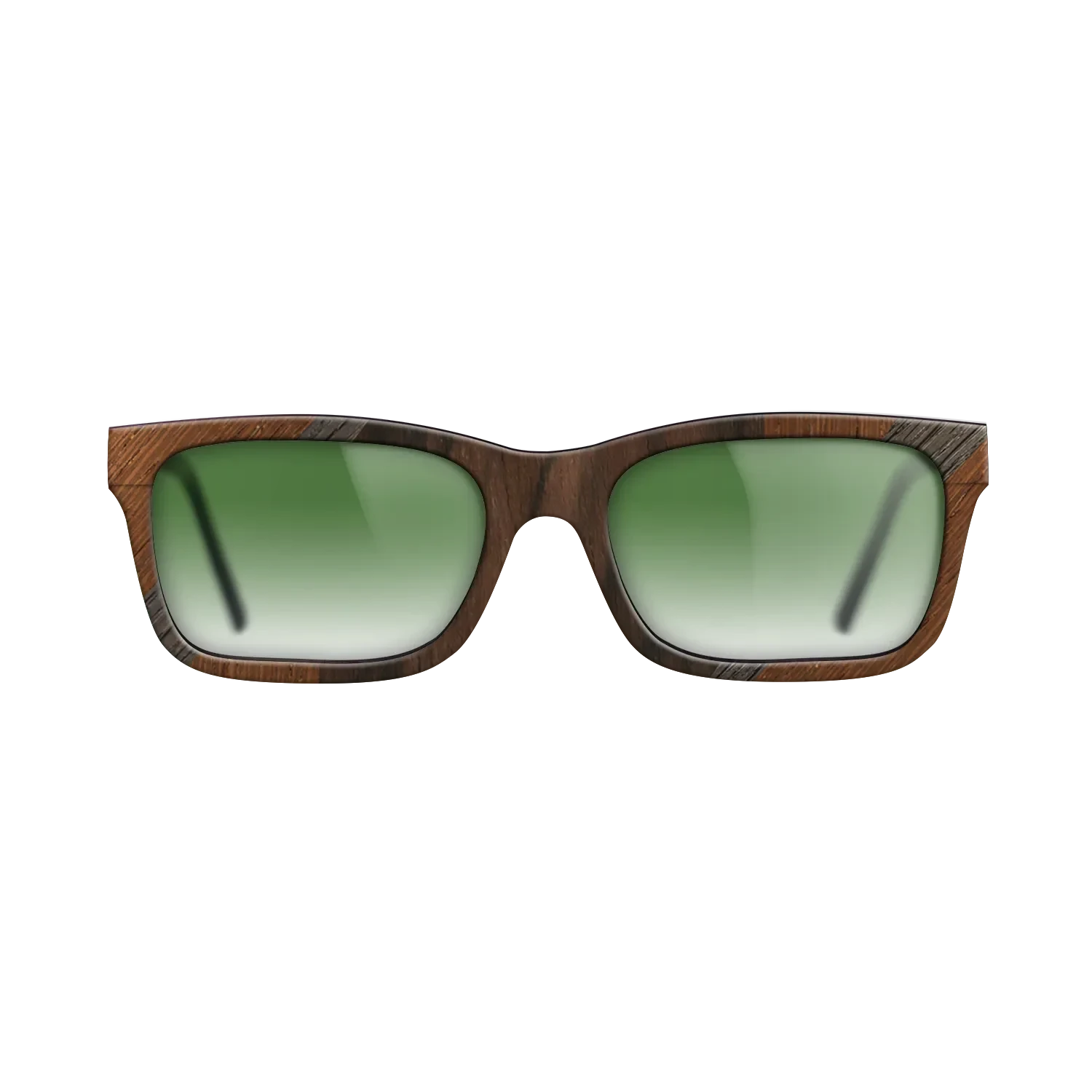 Ziricote Dark Quartered,Fumed Oak,Walnut: Straight Grain,Wenge: Recursive - The Sage - Rectangle - 794 - SIRIS wood optic