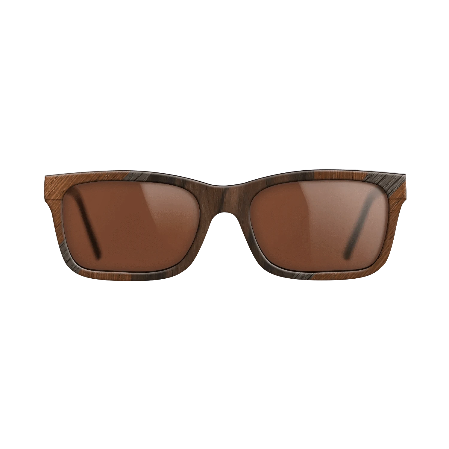 Ziricote Dark Quartered,Fumed Oak,Walnut: Straight Grain,Wenge: Recursive - The Sage - Rectangle - 794 - SIRIS wood optic