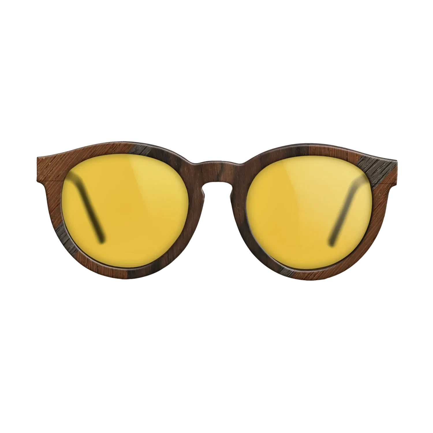 Ziricote Dark Quartered,Fumed Oak,Walnut: Straight Grain,Wenge: Recursive - The Rebel - Round - 794 - SIRIS wood optic