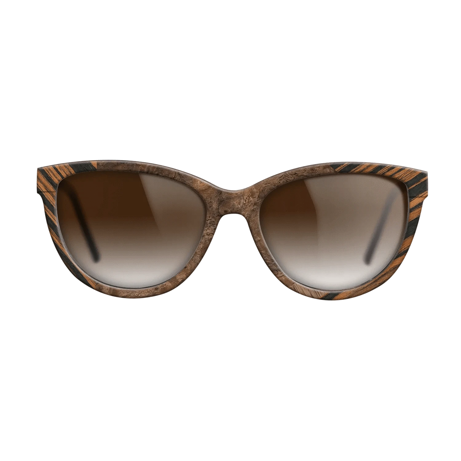 Italian Ebony,Ziricote Dark Quartered,Walnut Burl,Walnut: Straight Grain: Fractal - The Maiden - Cat - 1513 - SIRIS wood optic