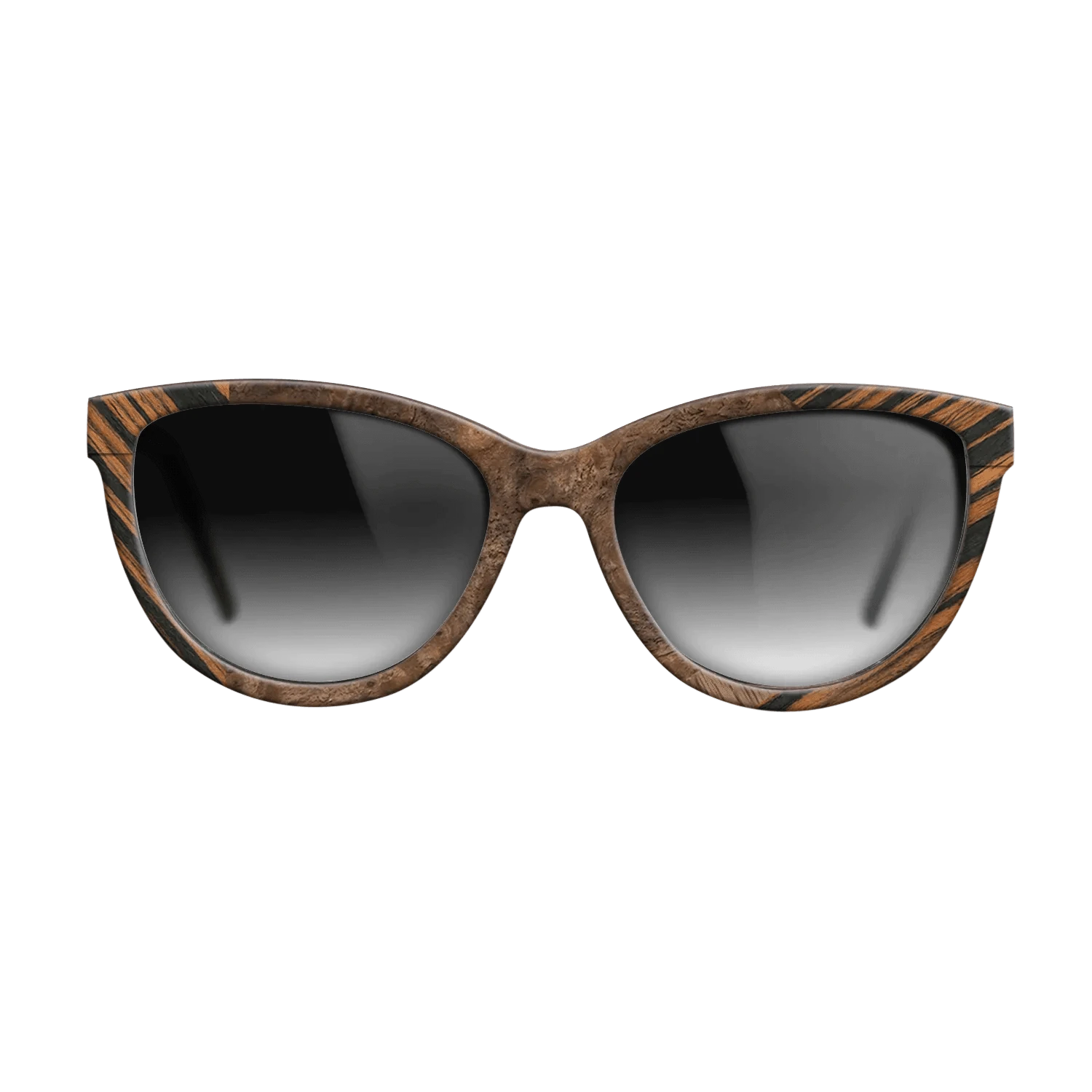 Italian Ebony,Ziricote Dark Quartered,Walnut Burl,Walnut: Straight Grain: Fractal - The Maiden - Cat - 1513 - SIRIS wood optic