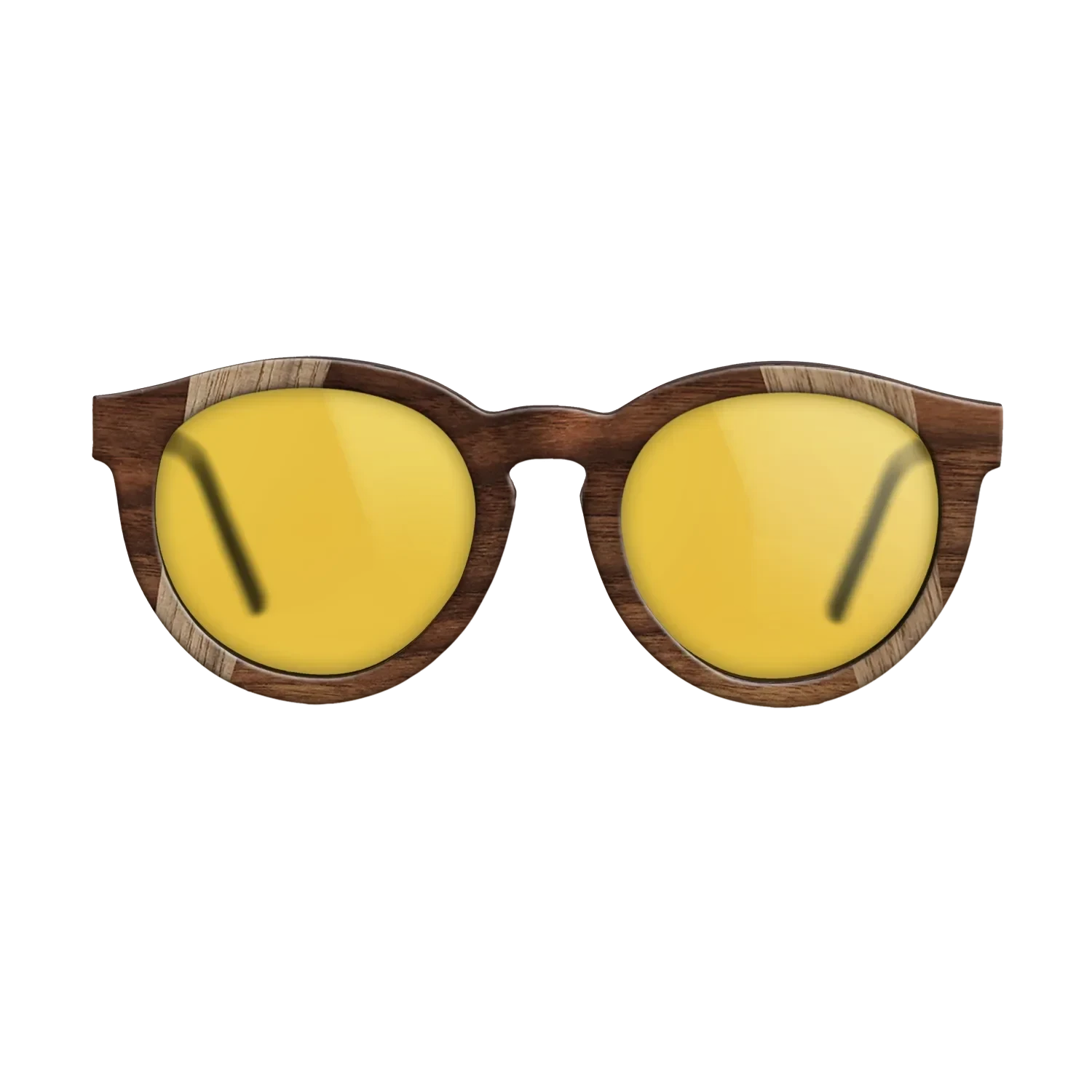 Walnut: Straight Grain,Walnut Claro Dark,Fumed Oak: Recursive - The Rebel - Round - 1163 - SIRIS wood optic