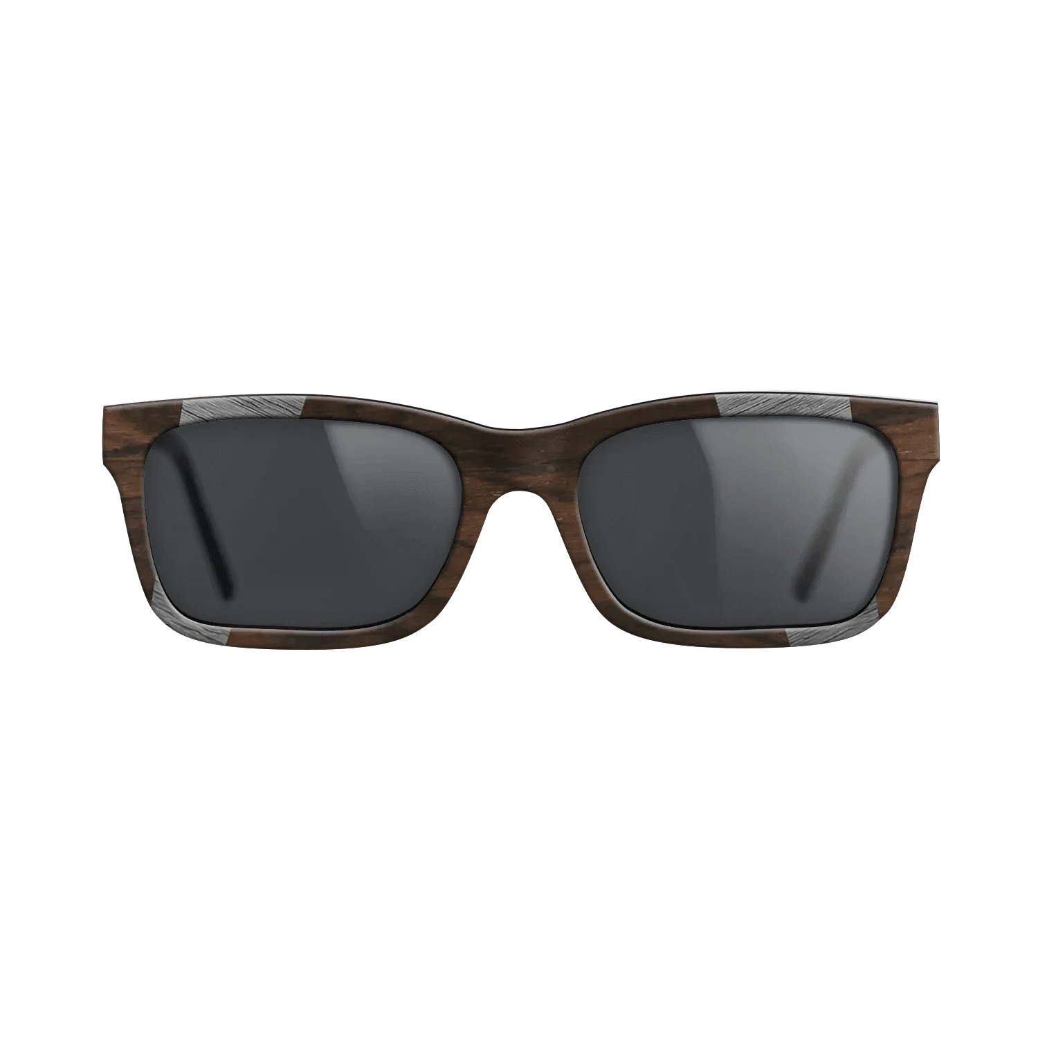 Ziricote Dark Quartered,Poplar Dyed: Blue Denim,Poplar Dyed: Grey: Recursive - The Sage - Rectangle - 1297 - SIRIS wood optic