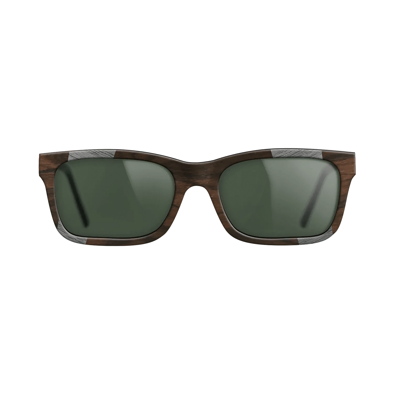 Ziricote Dark Quartered,Poplar Dyed: Blue Denim,Poplar Dyed: Grey: Recursive - The Sage - Rectangle - 1297 - SIRIS wood optic