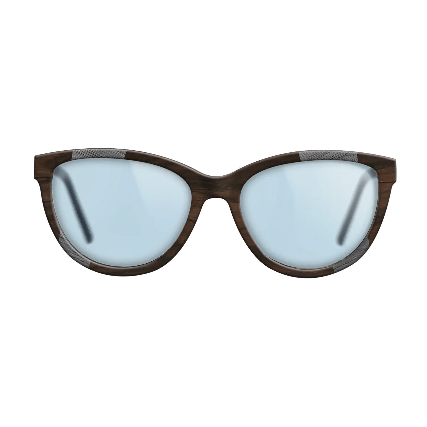 Ziricote Dark Quartered,Poplar Dyed: Blue Denim,Poplar Dyed: Grey: Recursive - The Maiden - Cat - 1297 - SIRIS wood optic