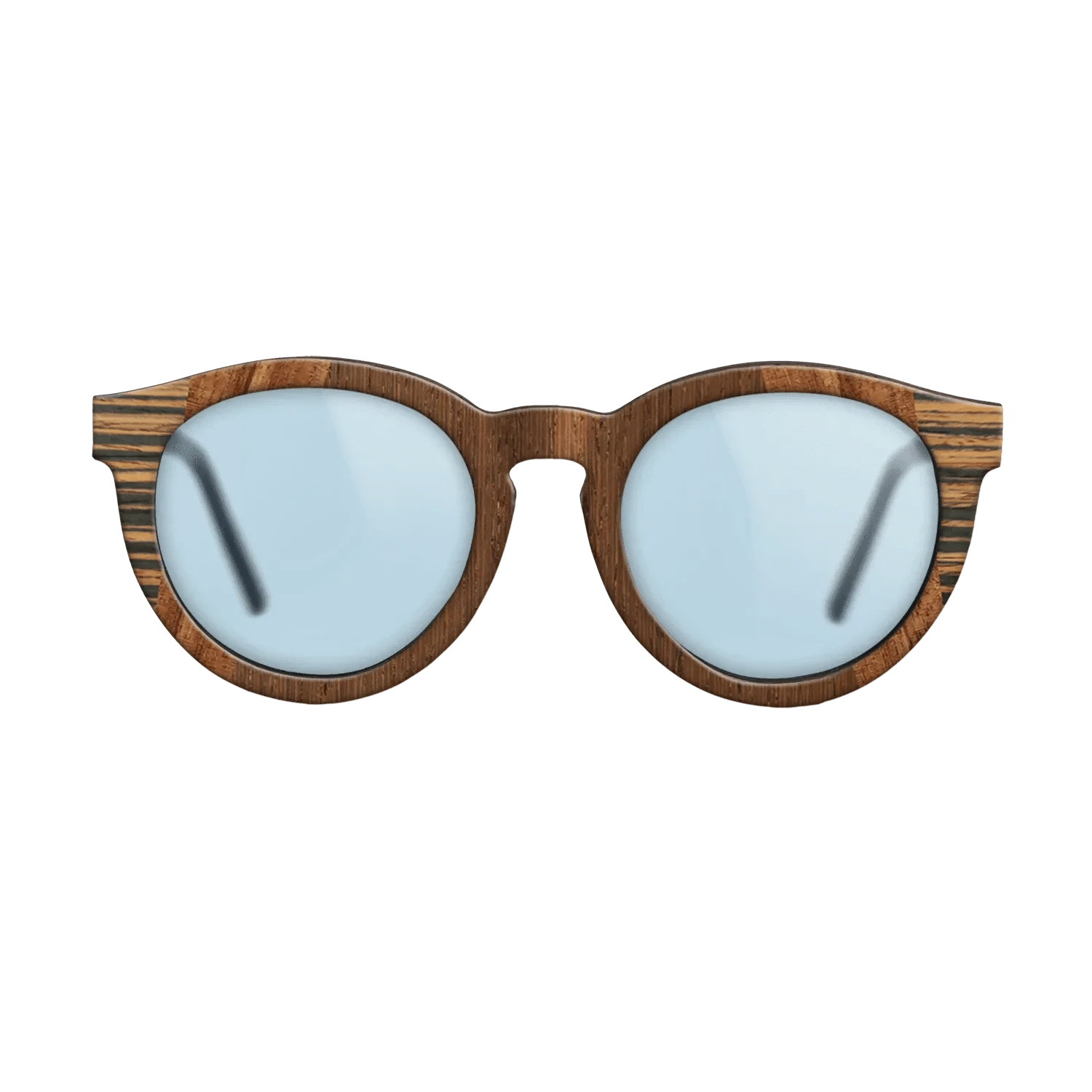 Koa,Wenge,Italian Ebony: Recursive - The Rebel - Round - 988 - SIRIS wood optic